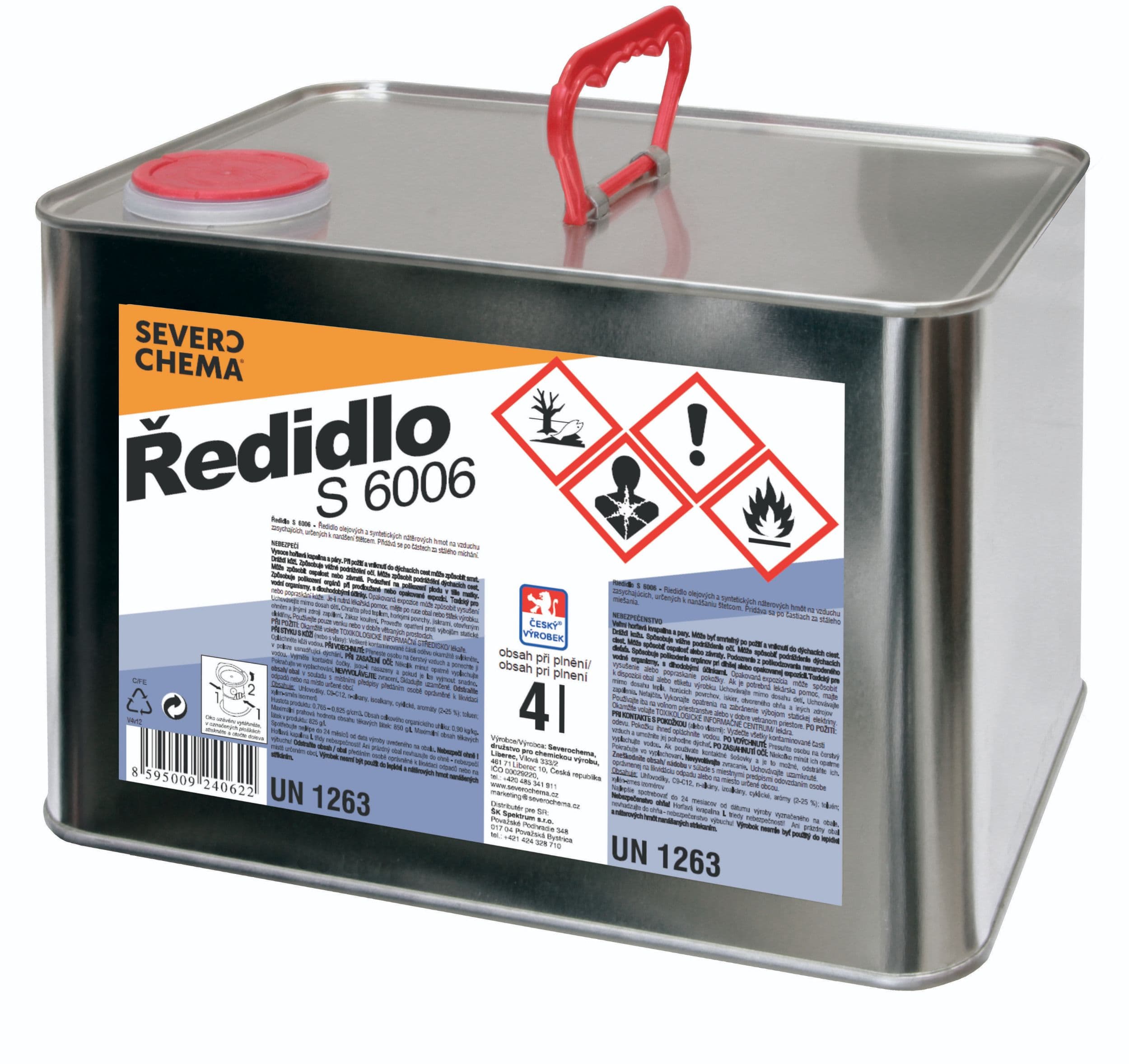 Ředidlo S6006 4 l