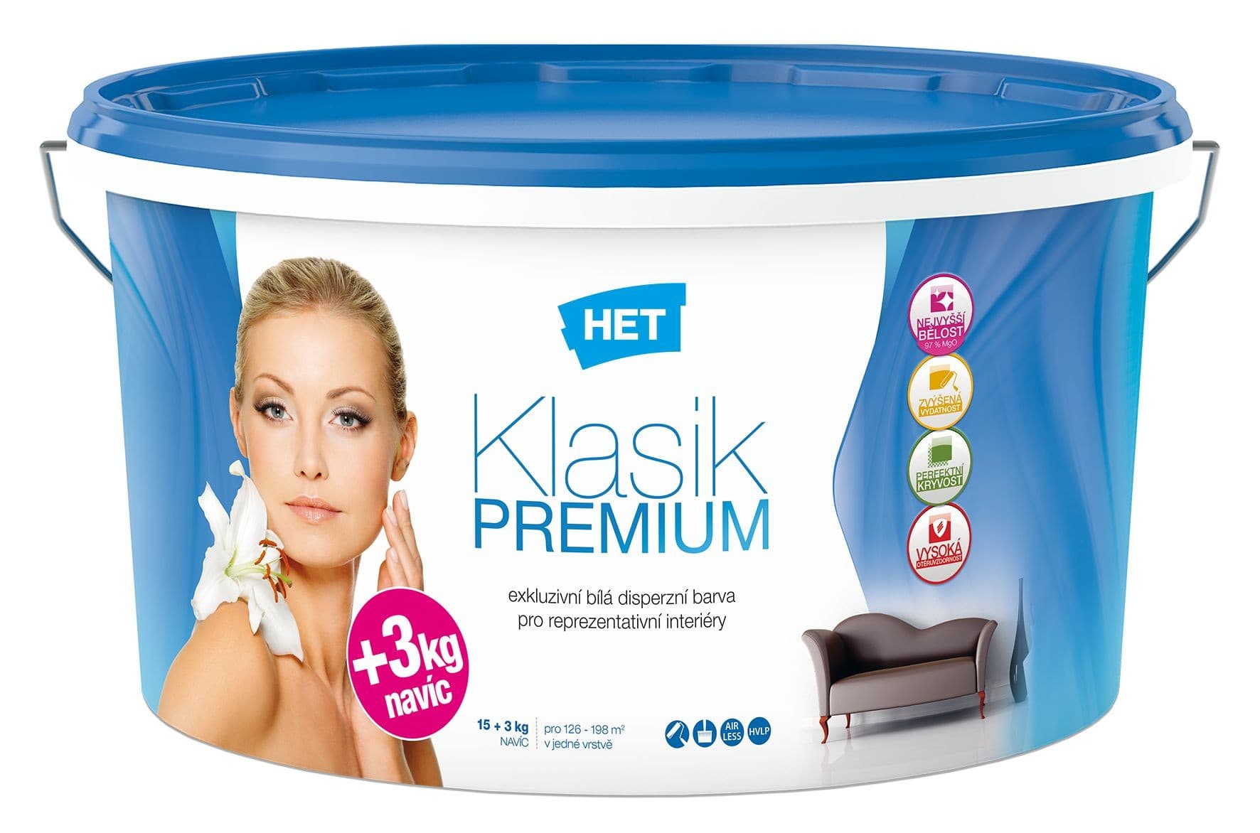 Klasik Premium 15 kg + 3 kg zdarma