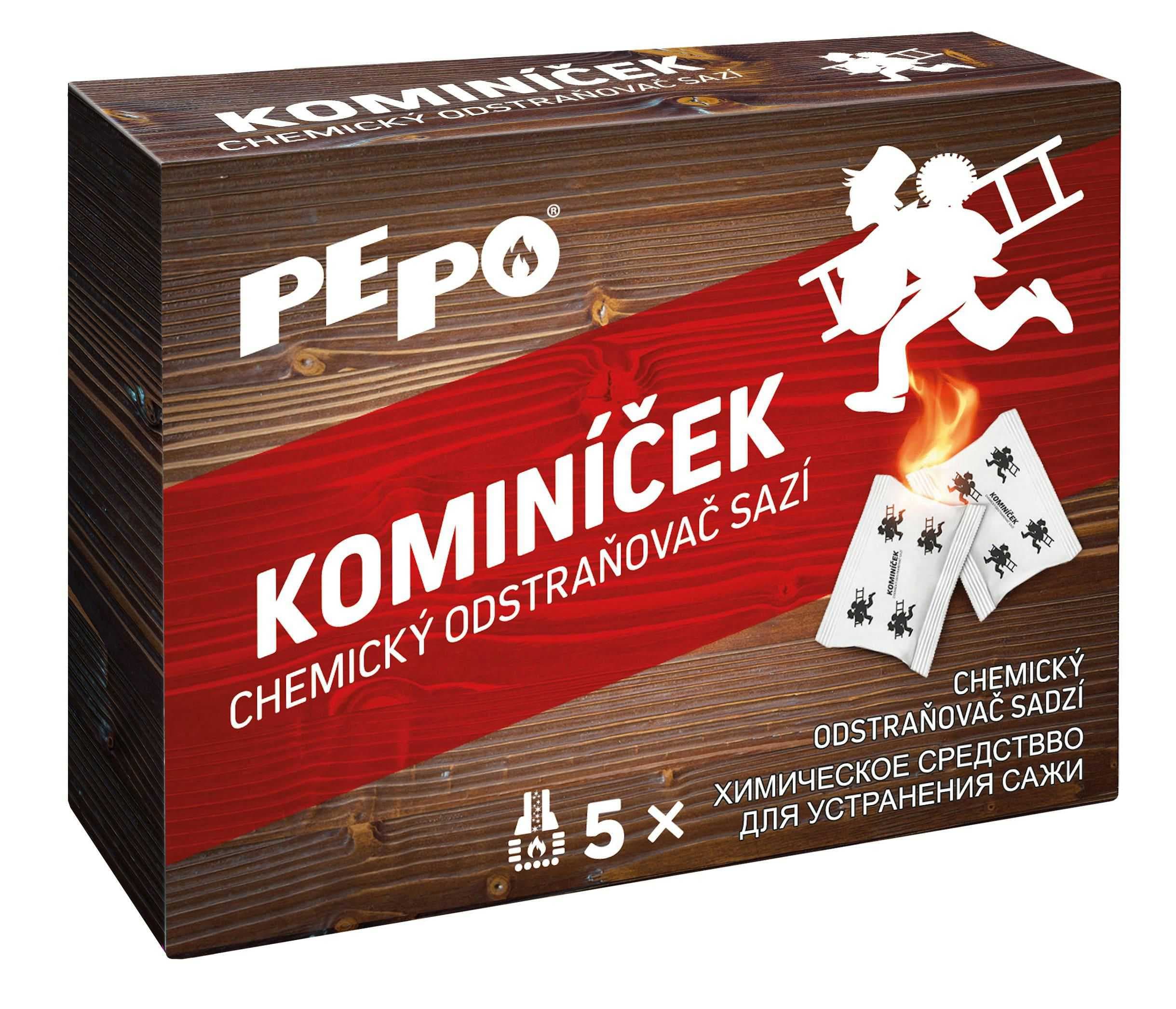 Pe-Po Kominíček chemický odstraňovač sazí 5ks