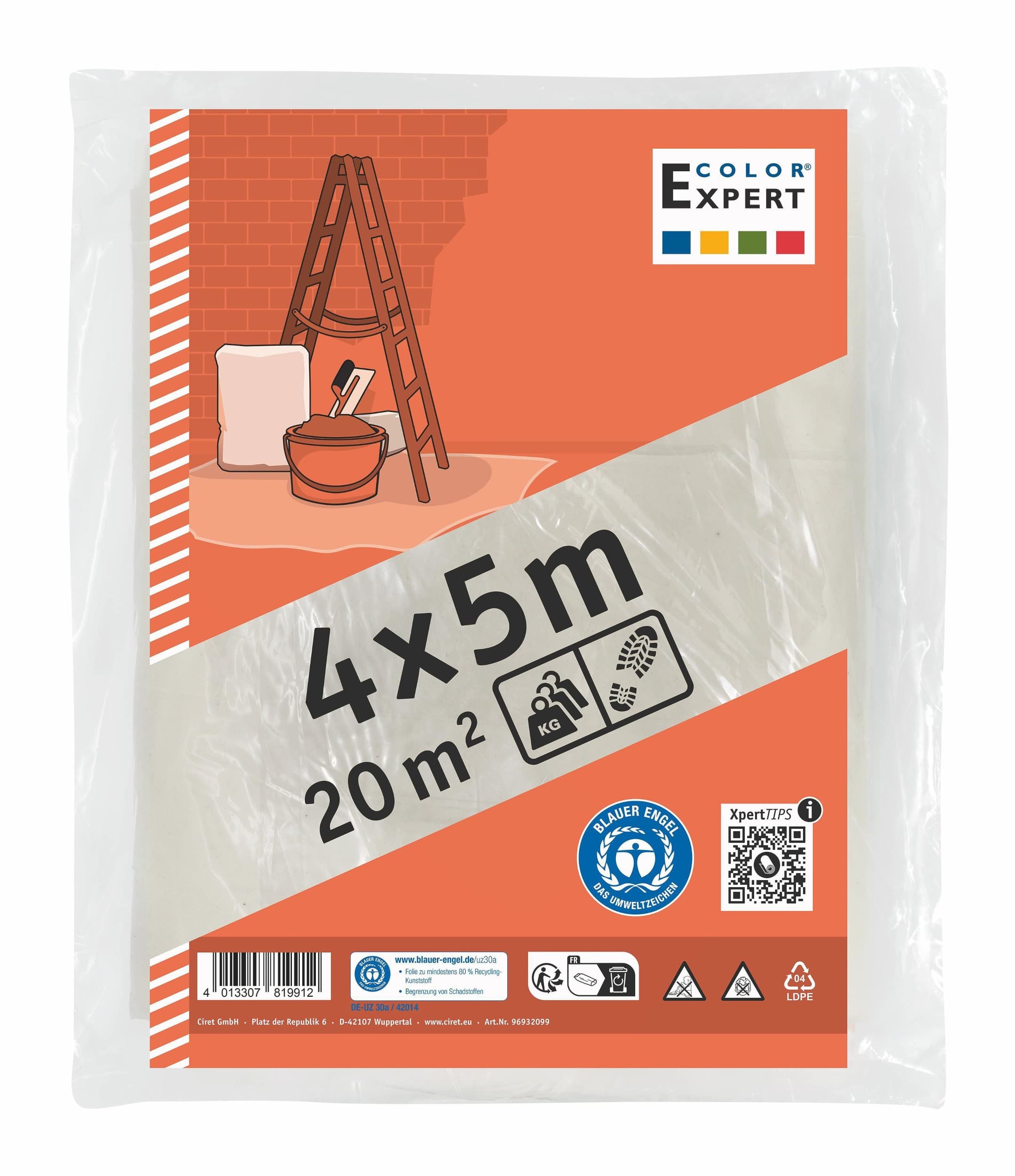 Color Expert<br>Fólie zakrývací Extra Silná 4x 5m, 43my