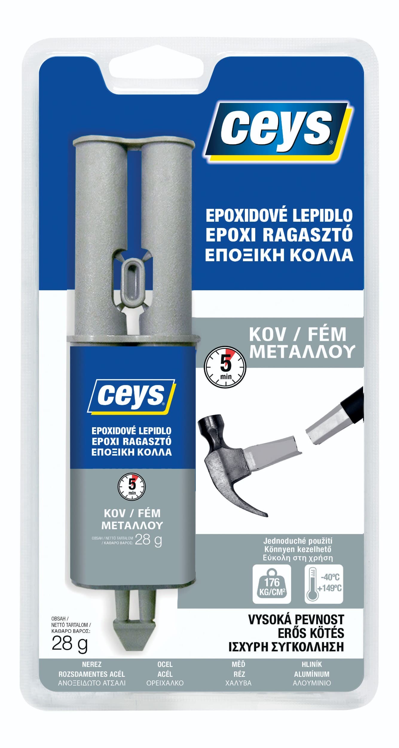 Ceys Epoxidové lepidlo na kov 28 g