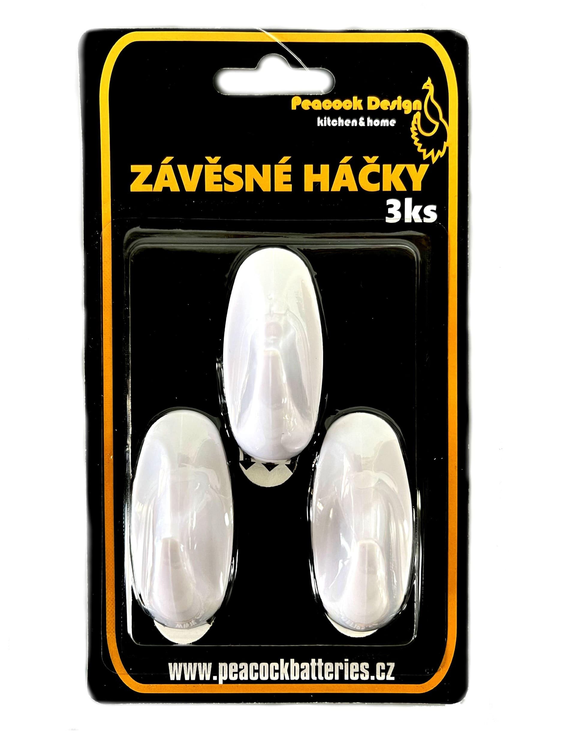 Peacock Batteries Závěsné háčky 2ks