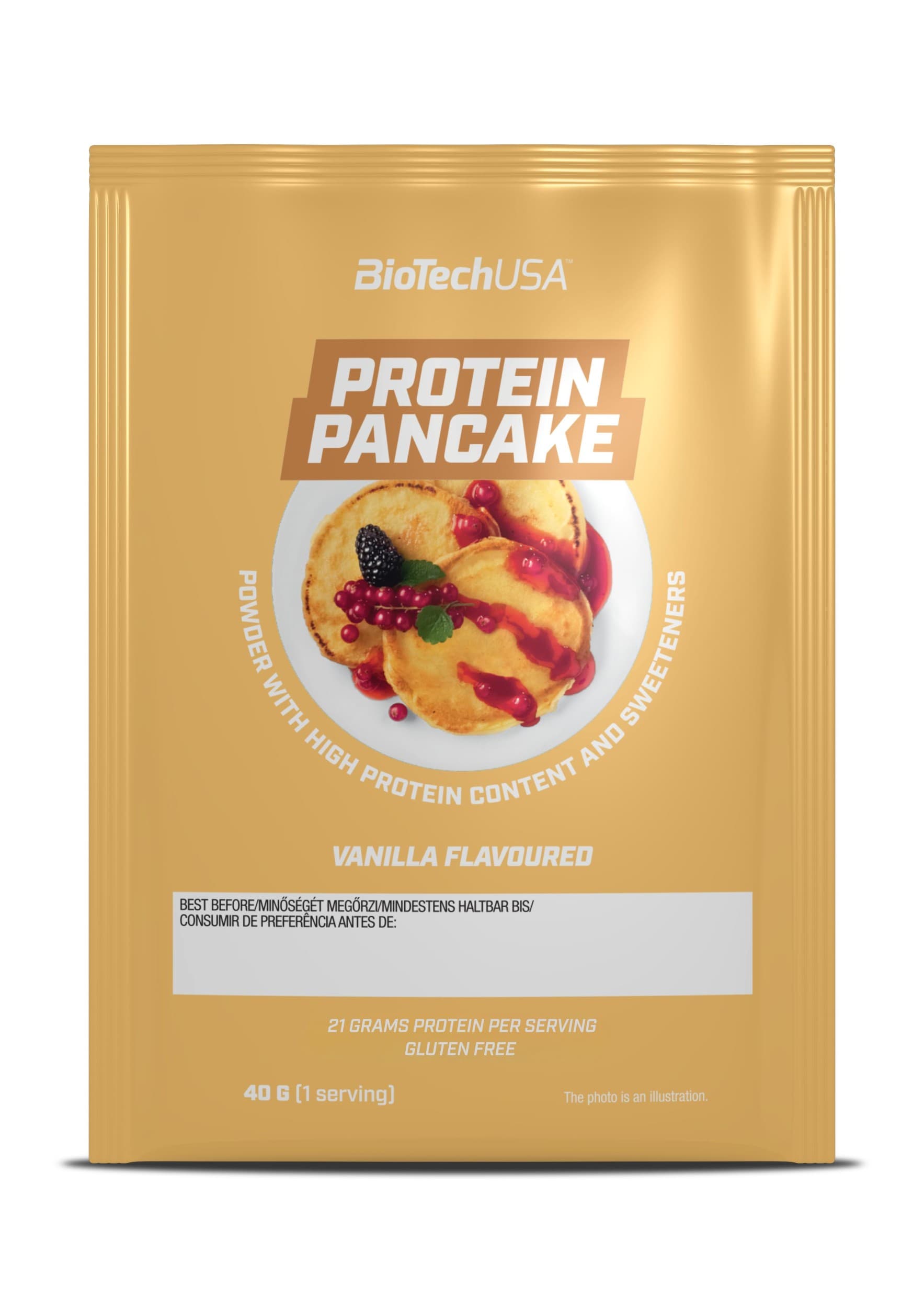BioTechUSA Proteinové palačinky vanilka 40 g