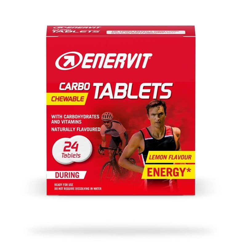 ENERVIT carbo tablets citron 24tbl 96g