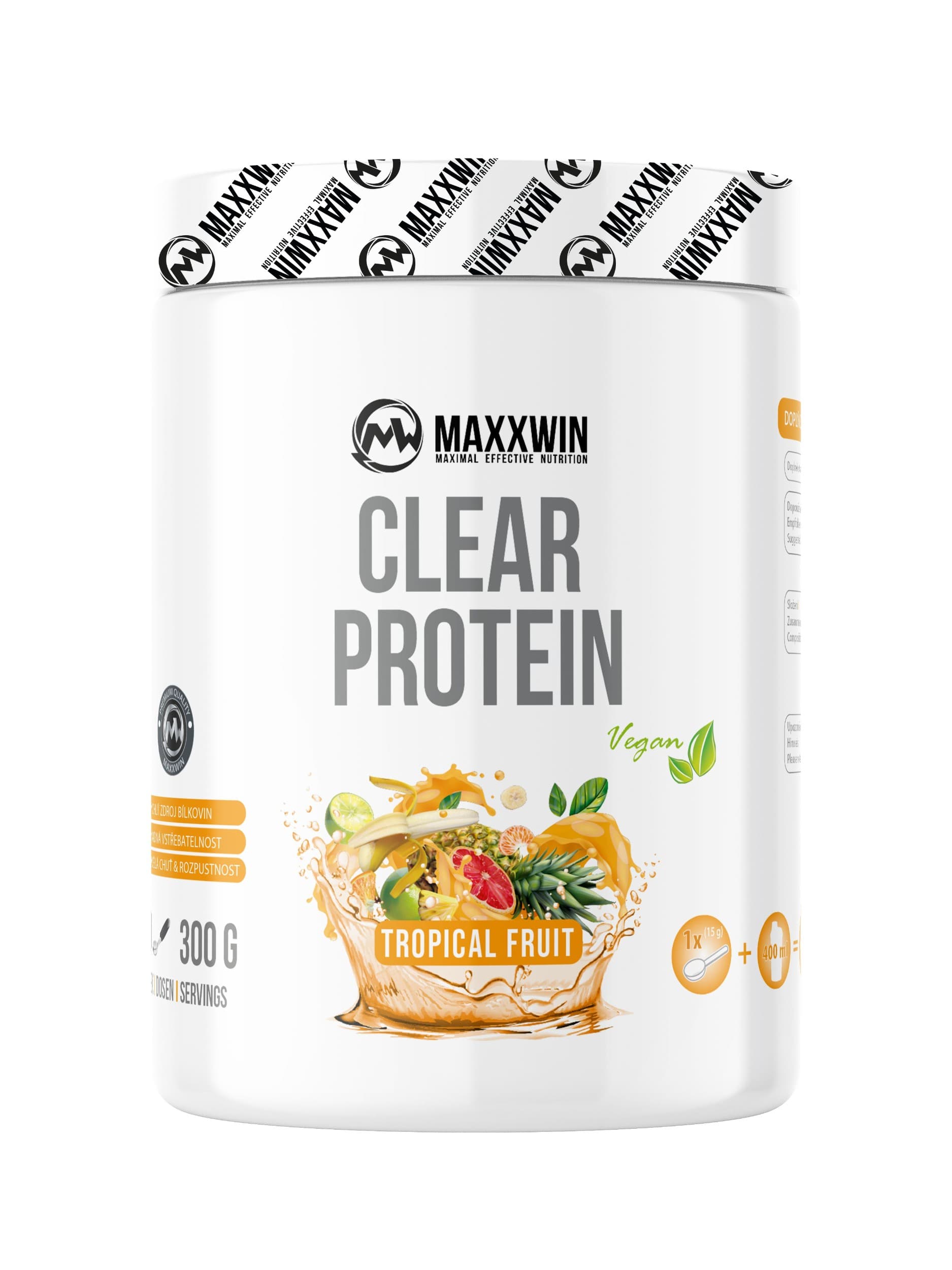 Maxxwin Clear protein tropical fruit 300g