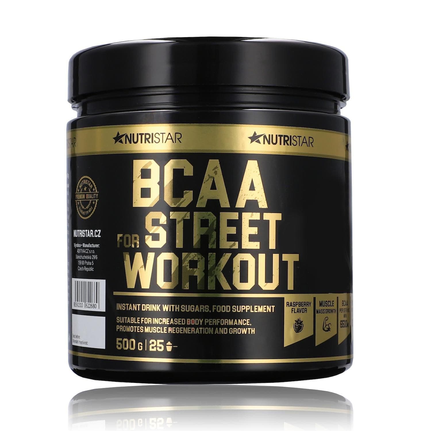 Nutristar BCAA for STREET WORK pomeranč 500 g