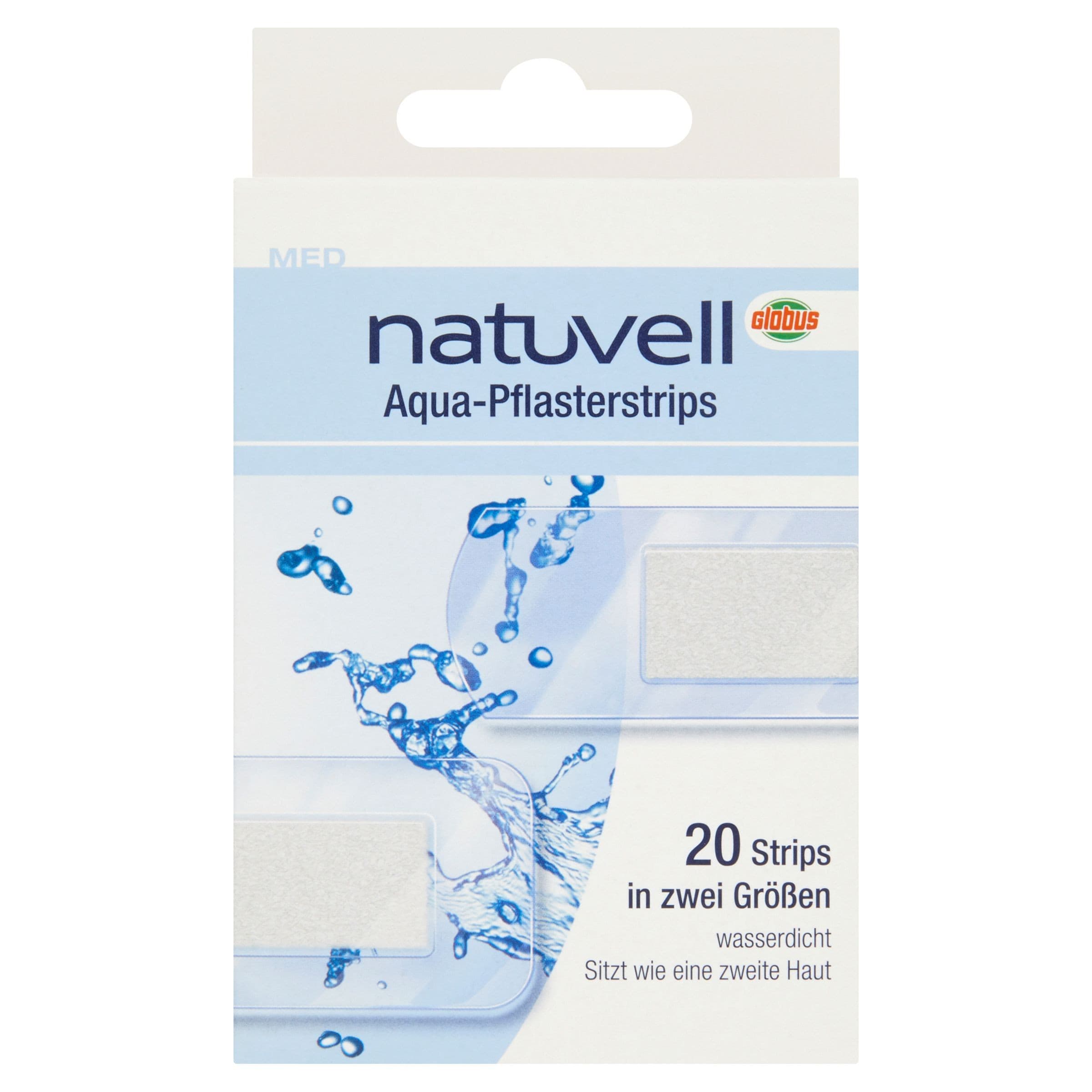 Natuvell Voděodolná náplast na rány 20 ks