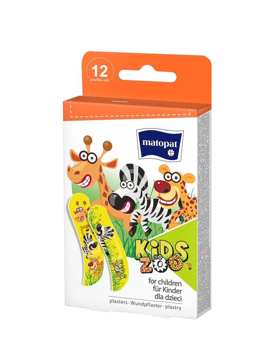 Matopat Náplast KIDS ZOO 12 ks
