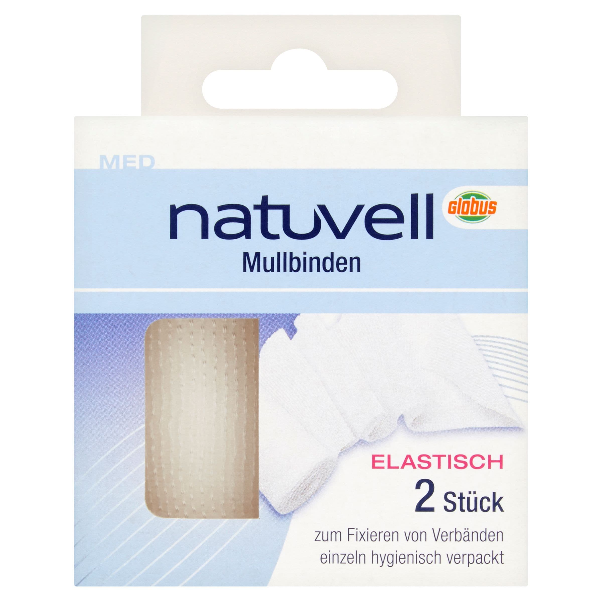 Natuvell Obinadlo elastické dlouhotažné 2 ks