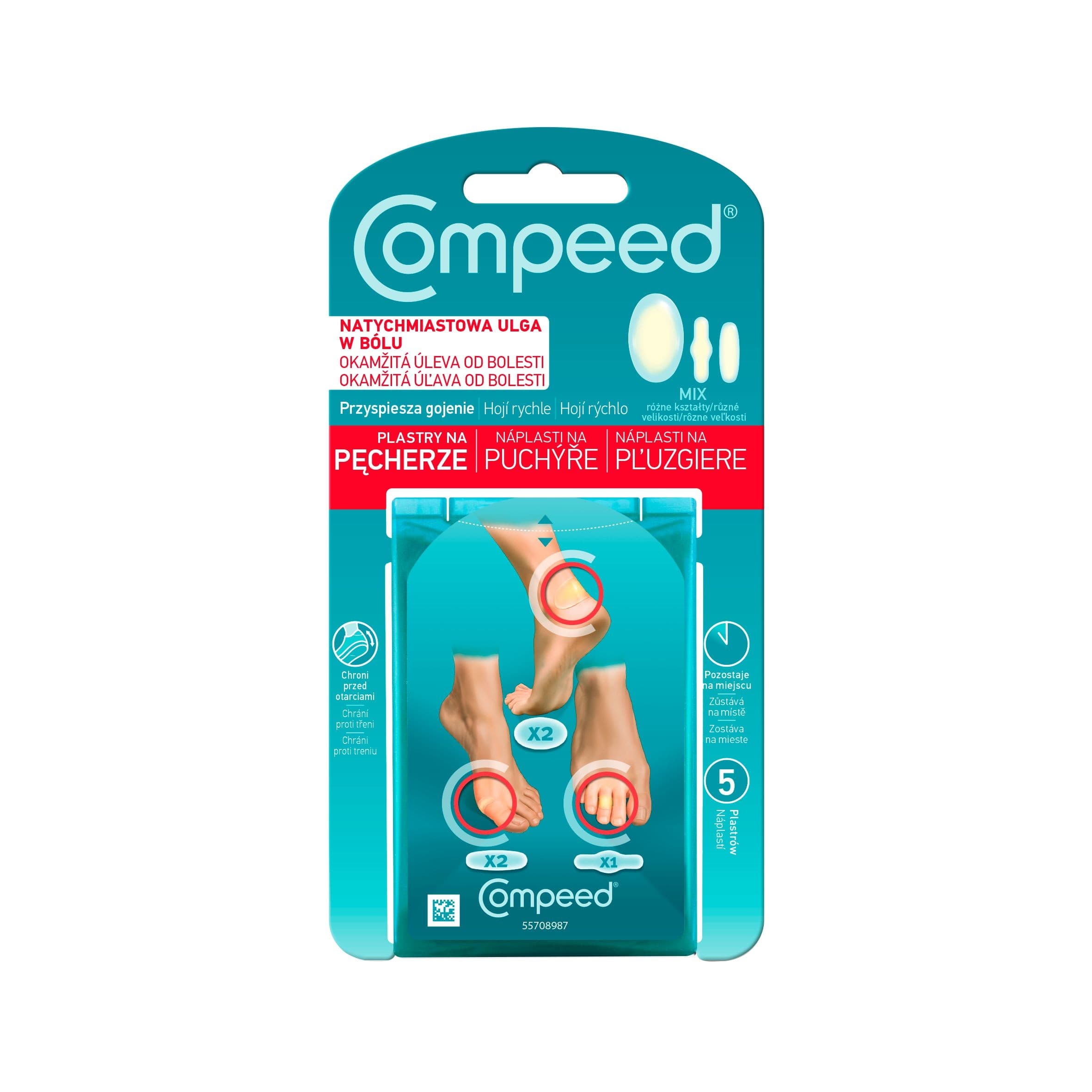 Compeed Náplasti na puchýře mix
