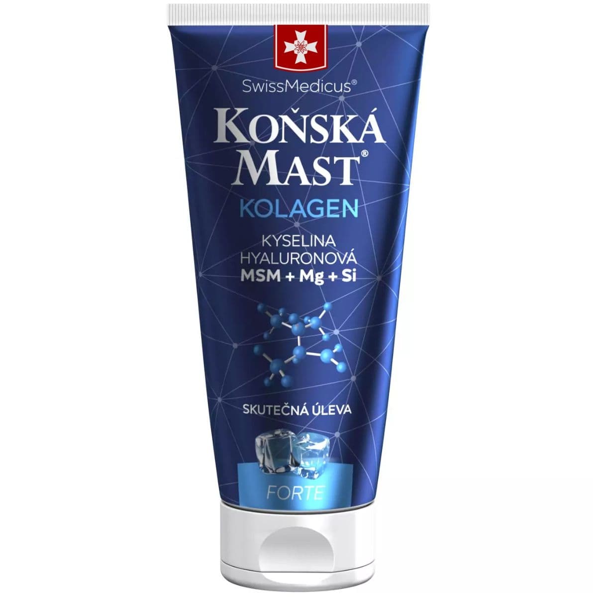 SwissMedicus Koňská mast s kolagenem chladivá 200 ml