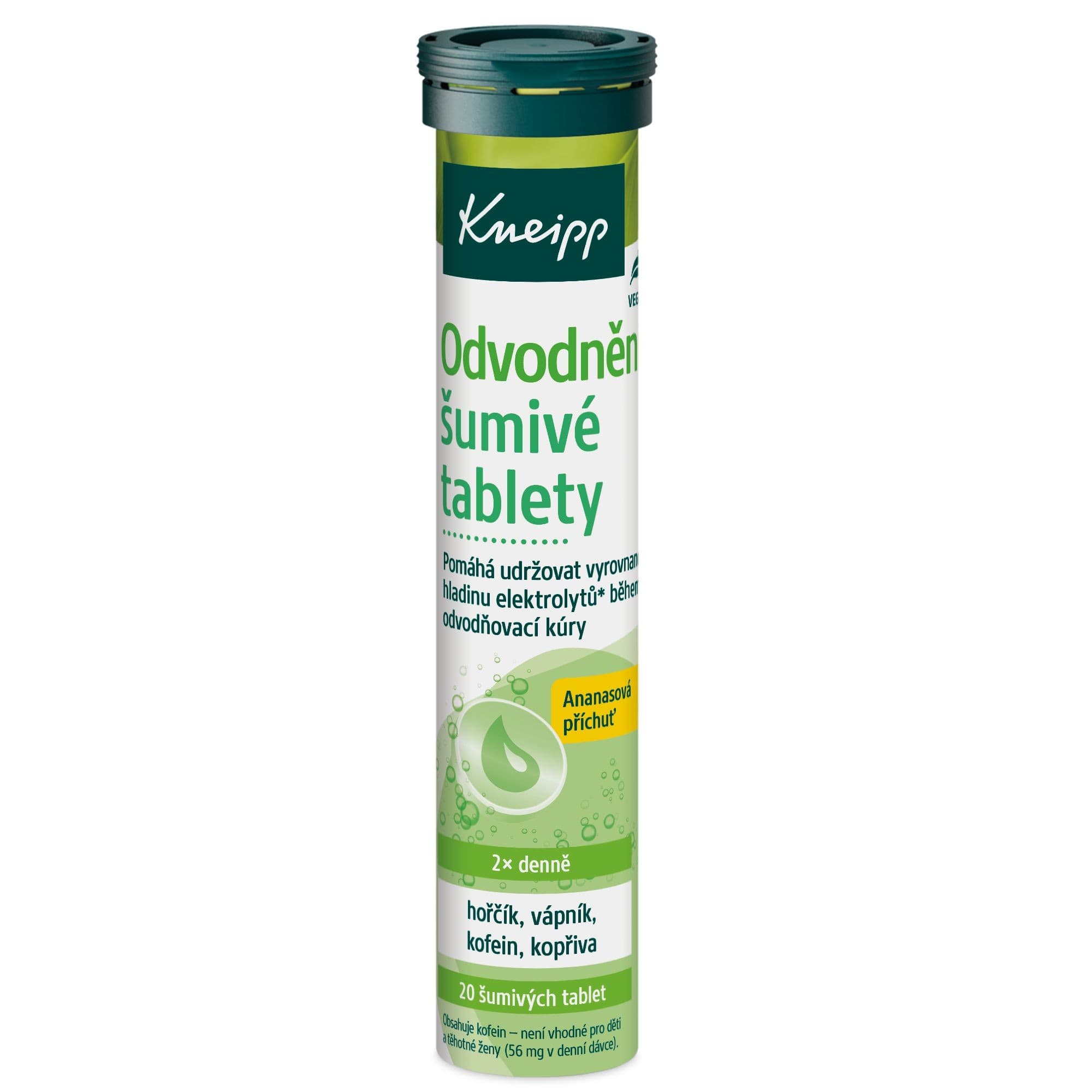 Kneipp Šumivé tablety na podporu odvodnění 20 ks