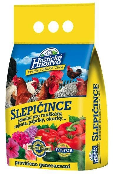 Hoštické hnojivo Slepičince granulované 2,5 kg