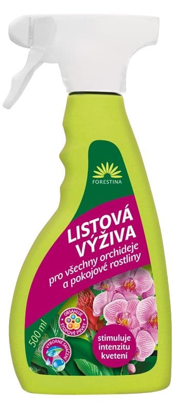 Forestina Listová výživa pro orchideje a další pokojové rostliny 500 ml