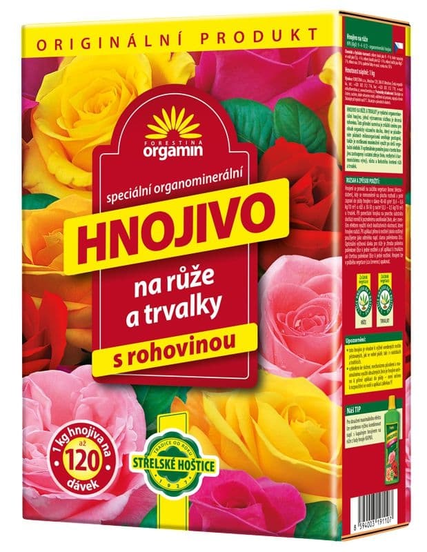Orgamin Hnojivo na růže 1 kg
