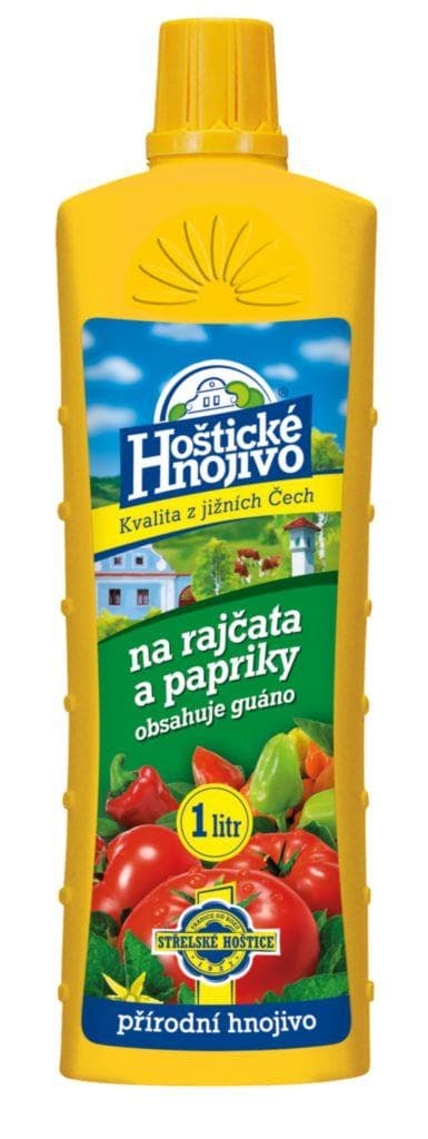 Forestina Hoštické hnojivo na rajčata a papriky s guánem 1 l