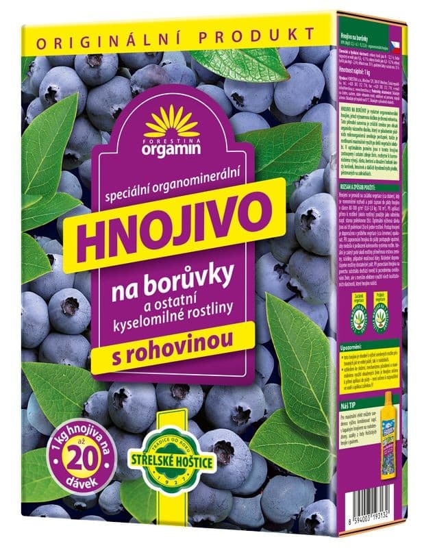 Orgamin Hnojivo na borůvky 1 kg