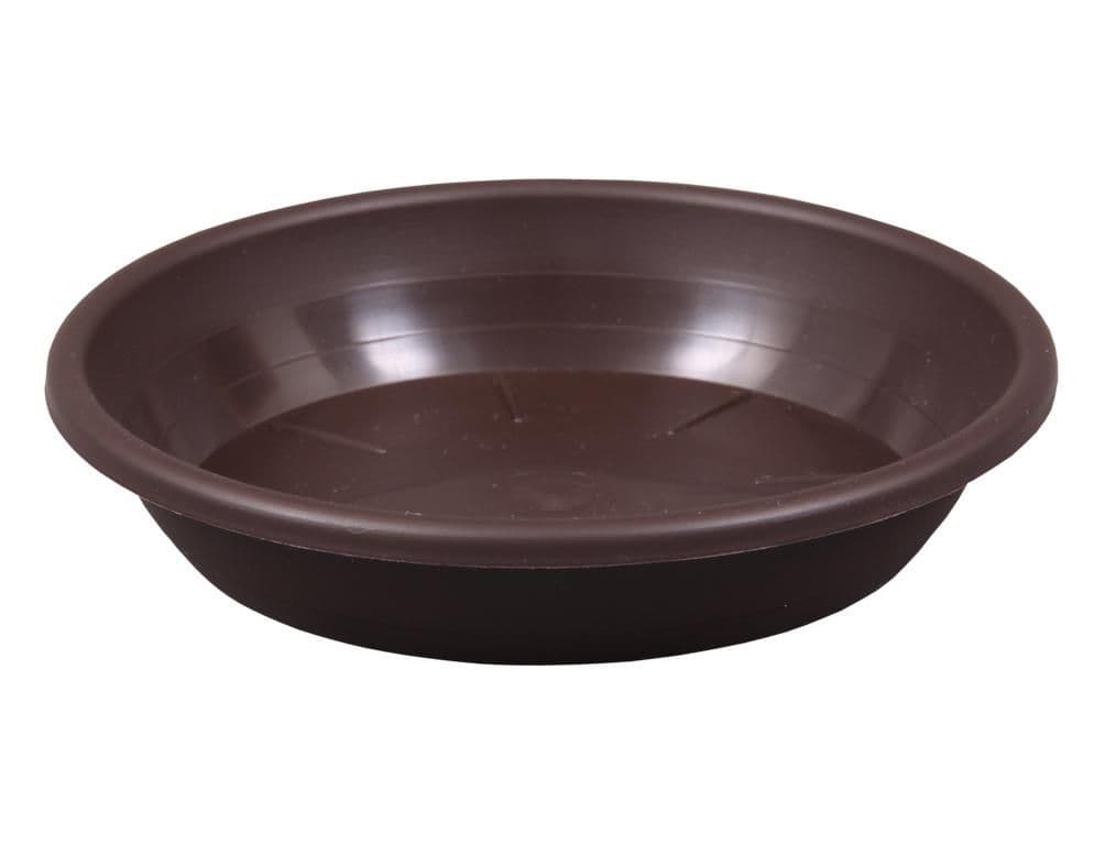 Podmiska pod květník SAKURA plastová d18cm, hnědá