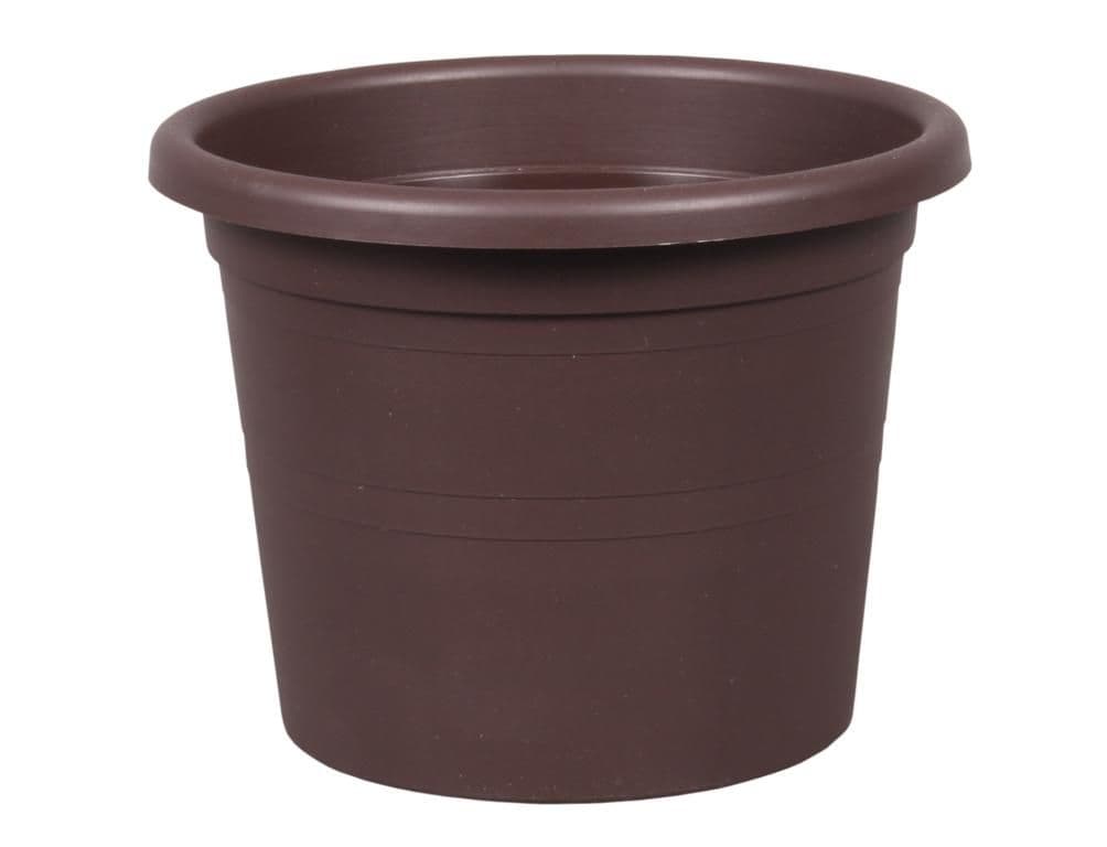 Květník SAKURA plastový hnědý d16cm