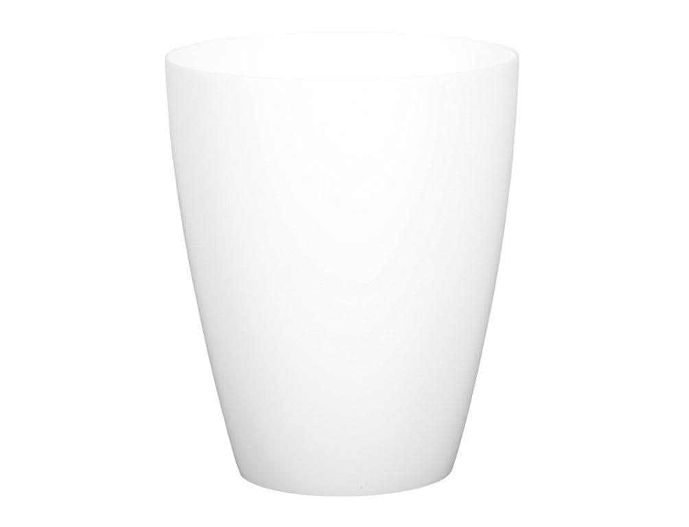 Obal na květník ORCHIDEA d14x16cm plastový bílý