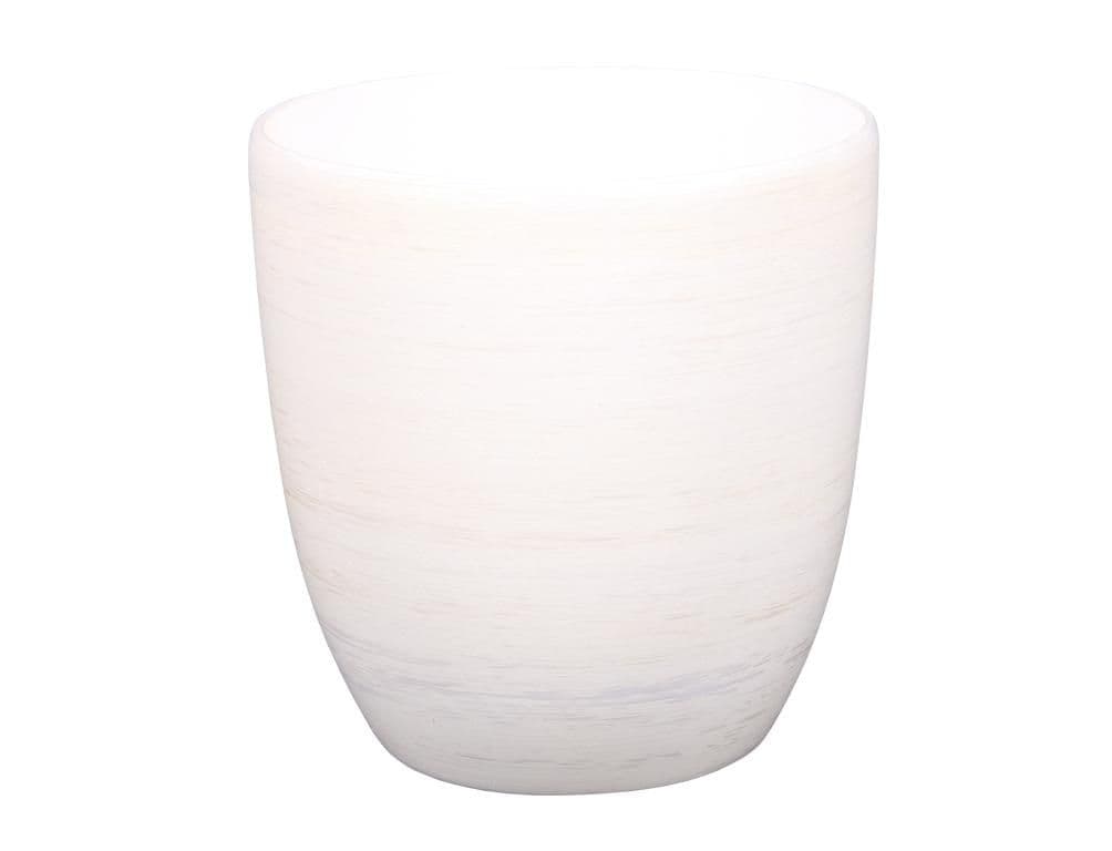 Obal na květník KODET WHITE keramický matný d16x16cm