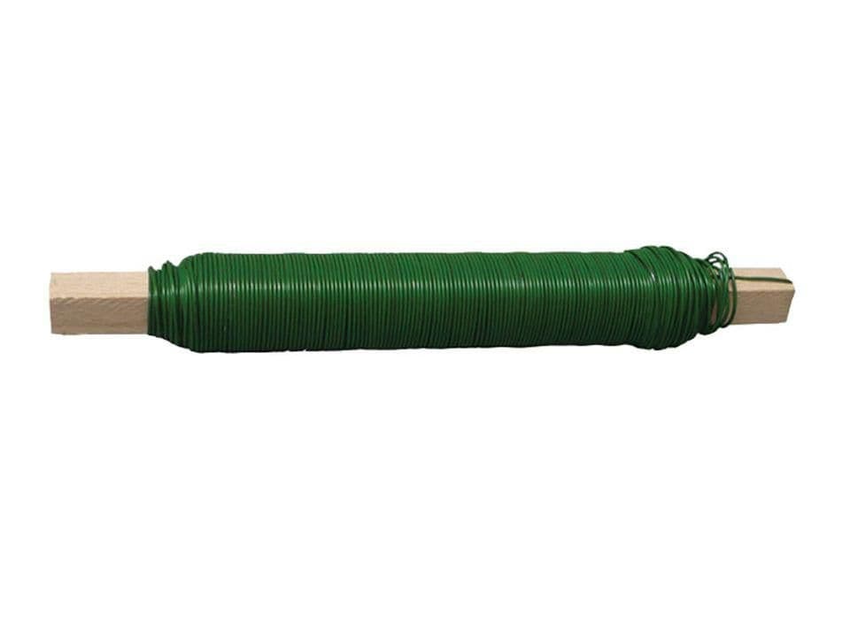 Drát vázací 0,9 mm x 30 m potažený PVC zelený