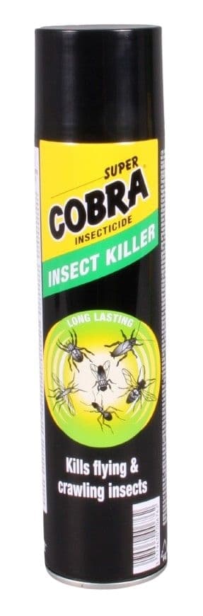 Insekticid SUPER COBRA proti létajícímu a lezoucímu hmyzu 400ml