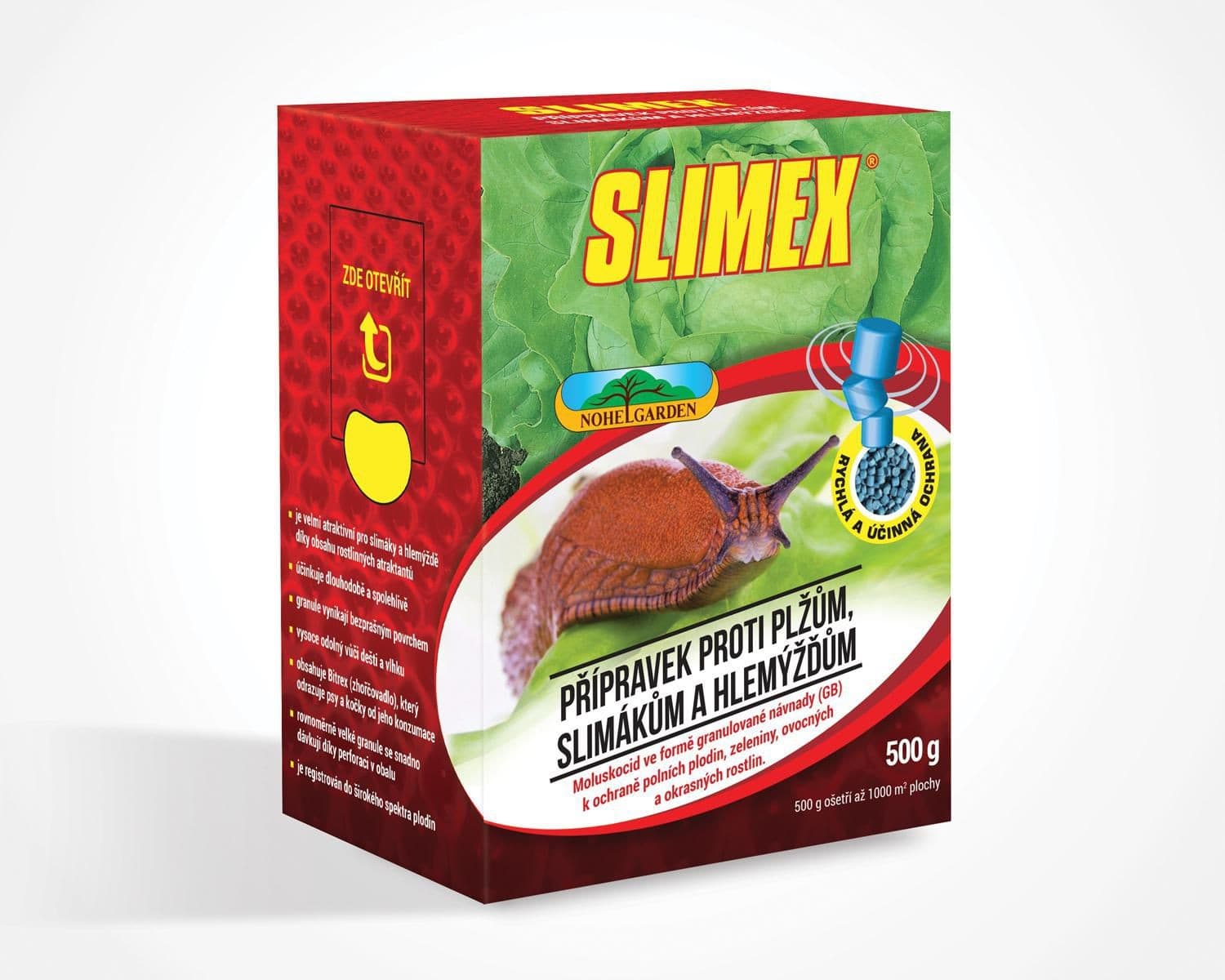 Nohel Slimex proti plžům, slimákům a hlemýžďům 500g