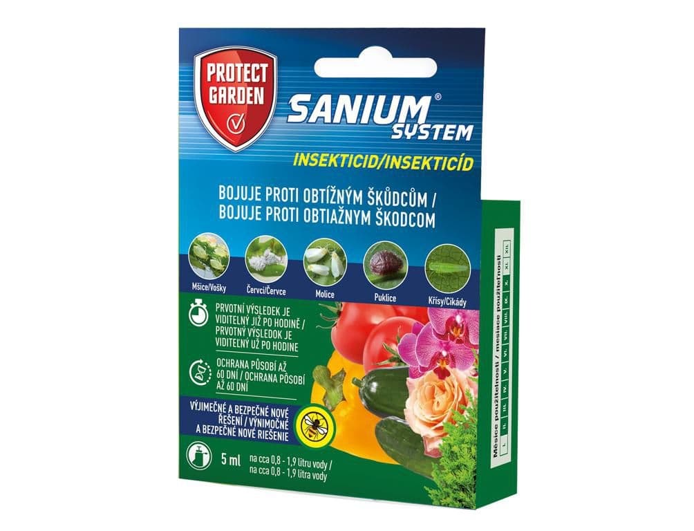 Insekticid SANIUM SYSTEM proti obtížným škůdcům 5ml