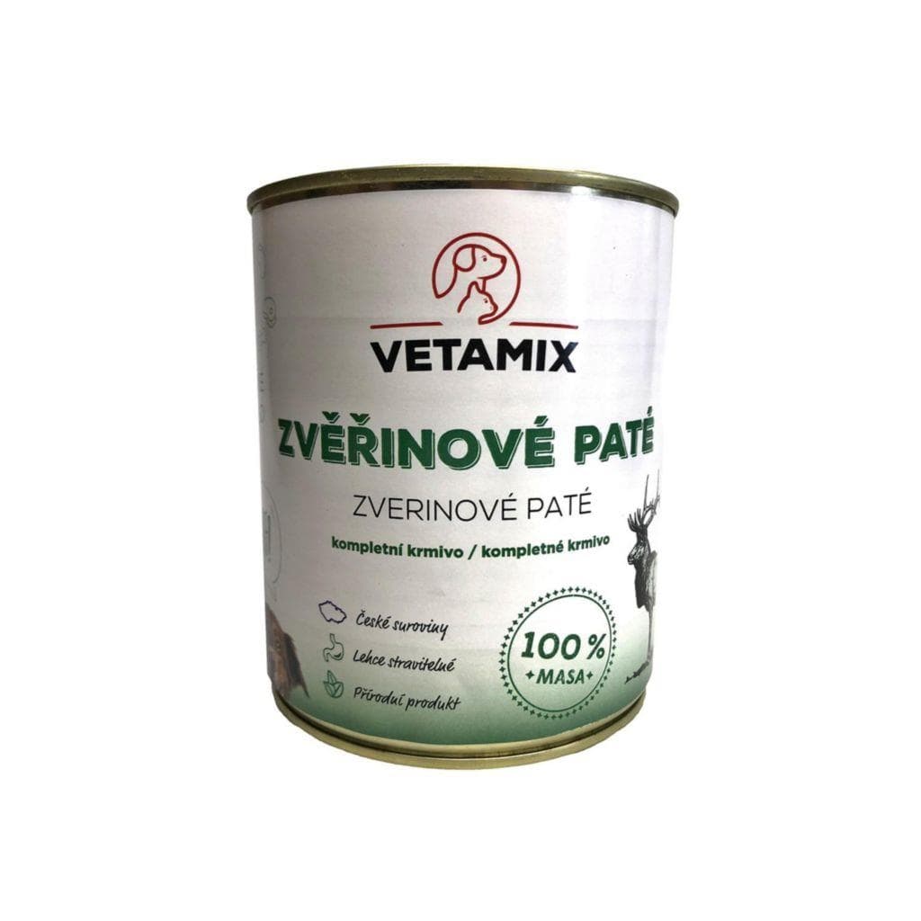Vetamix konzerva zvěřinové paté 850g
