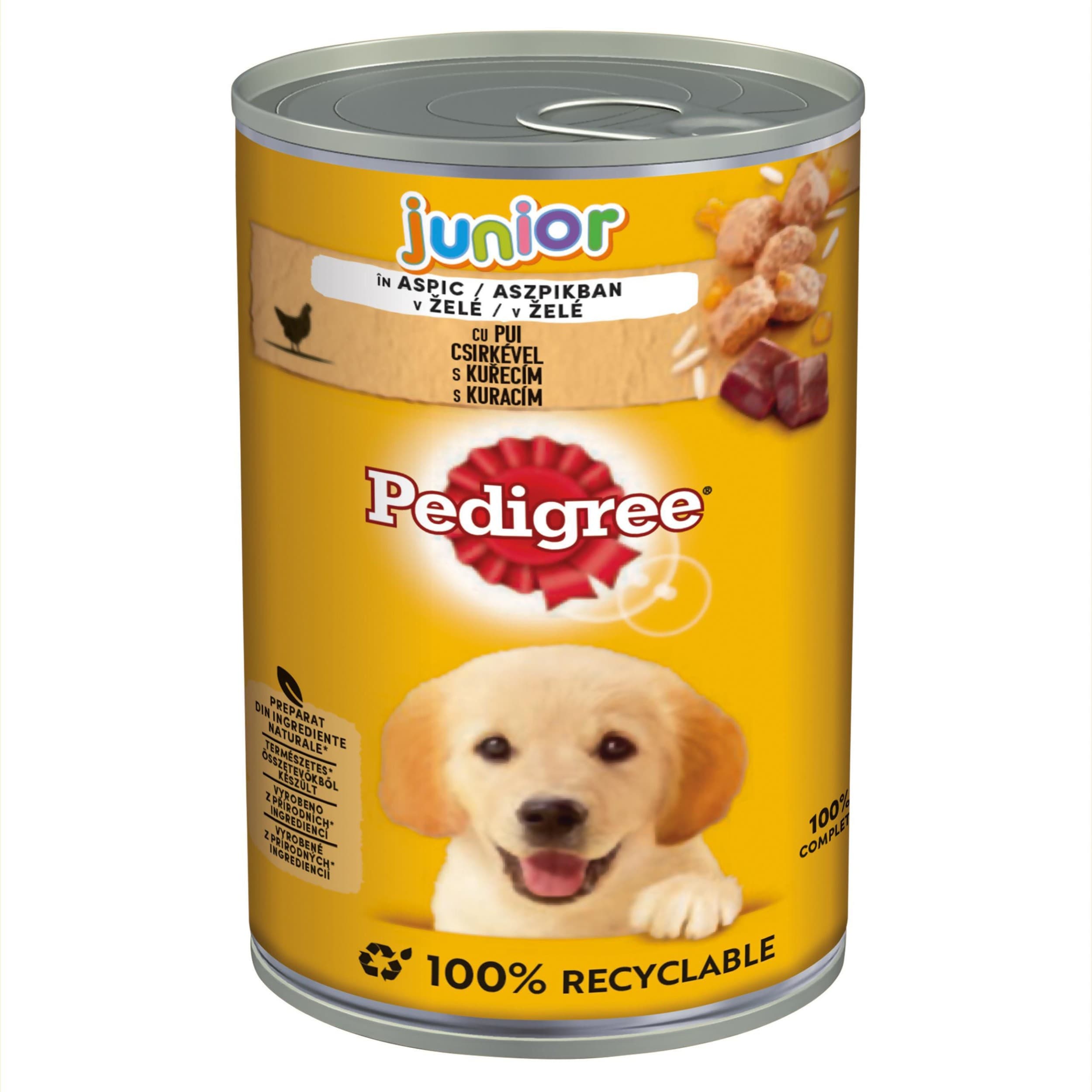 Pedigree Junior Kuřecí maso v želé kompletní krmivo pro rostoucí psy a štěňata 400 g