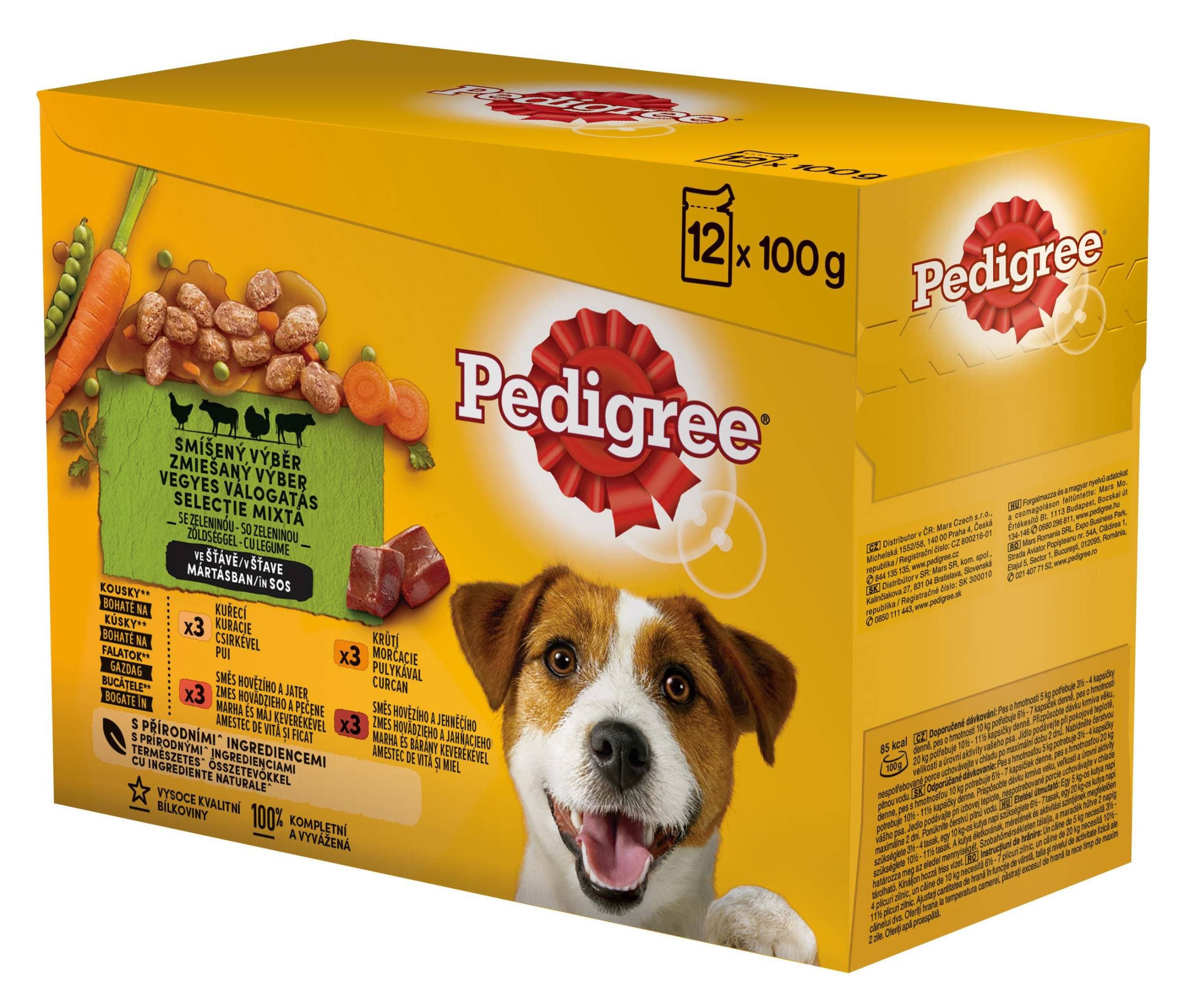 Pedigree Kapsičky pro dospělé psy 12x100 g