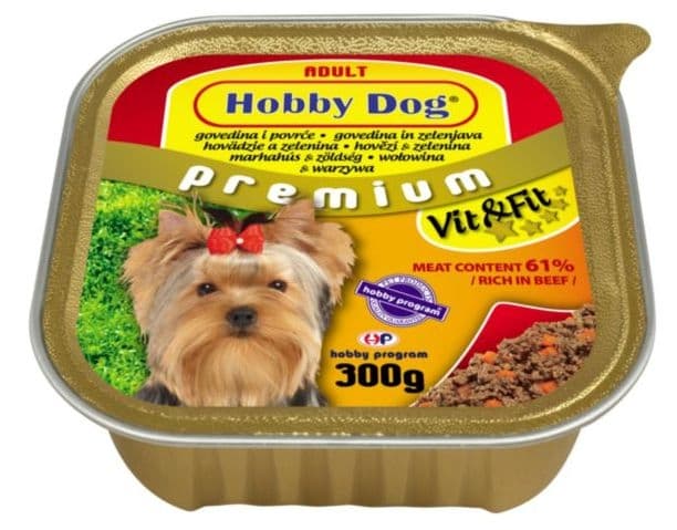 Hobby Dog hovězí se zeleninou 300 g