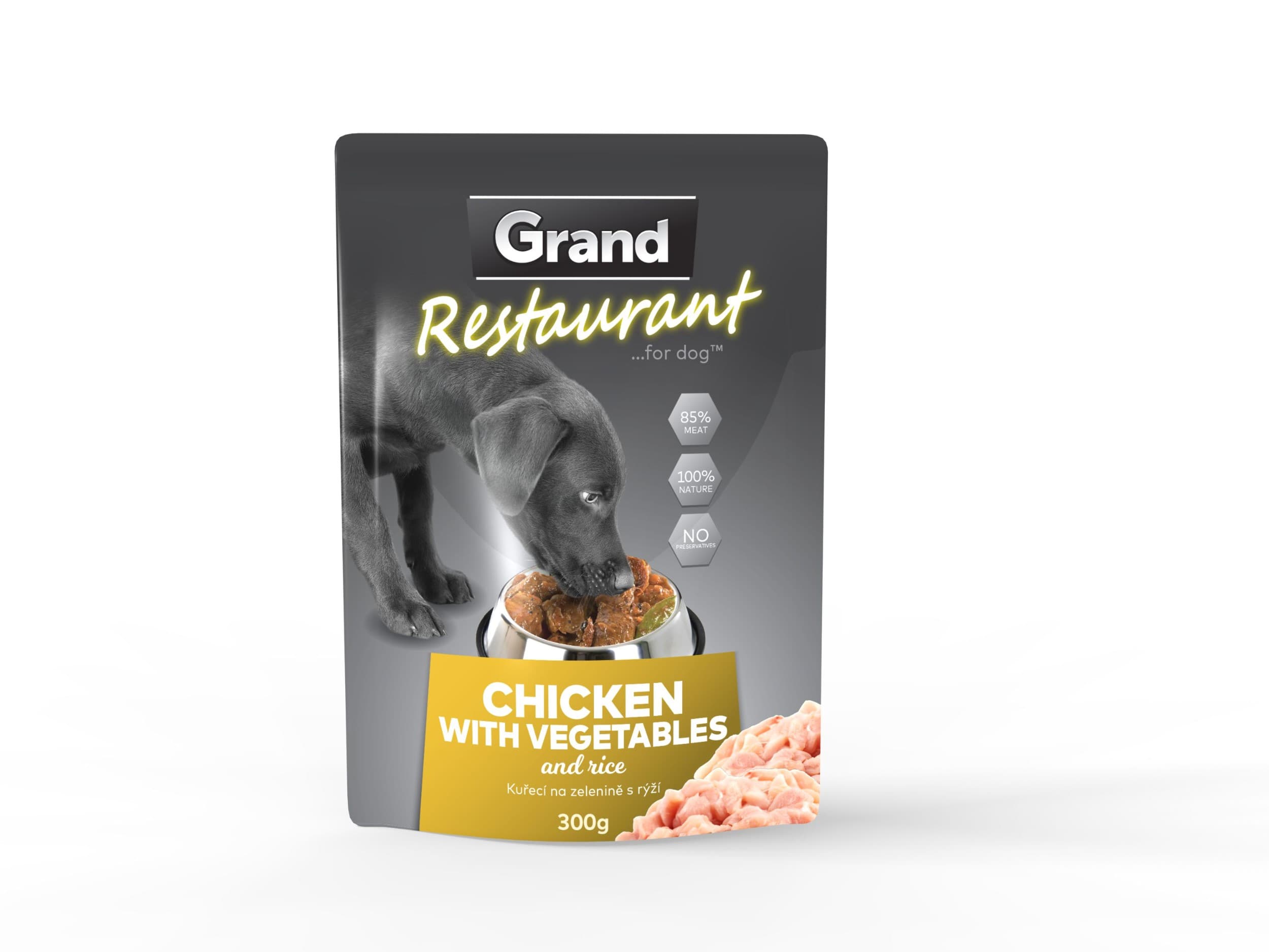 Grand Restaurant Kuřecí na zelenině s rýží 300g