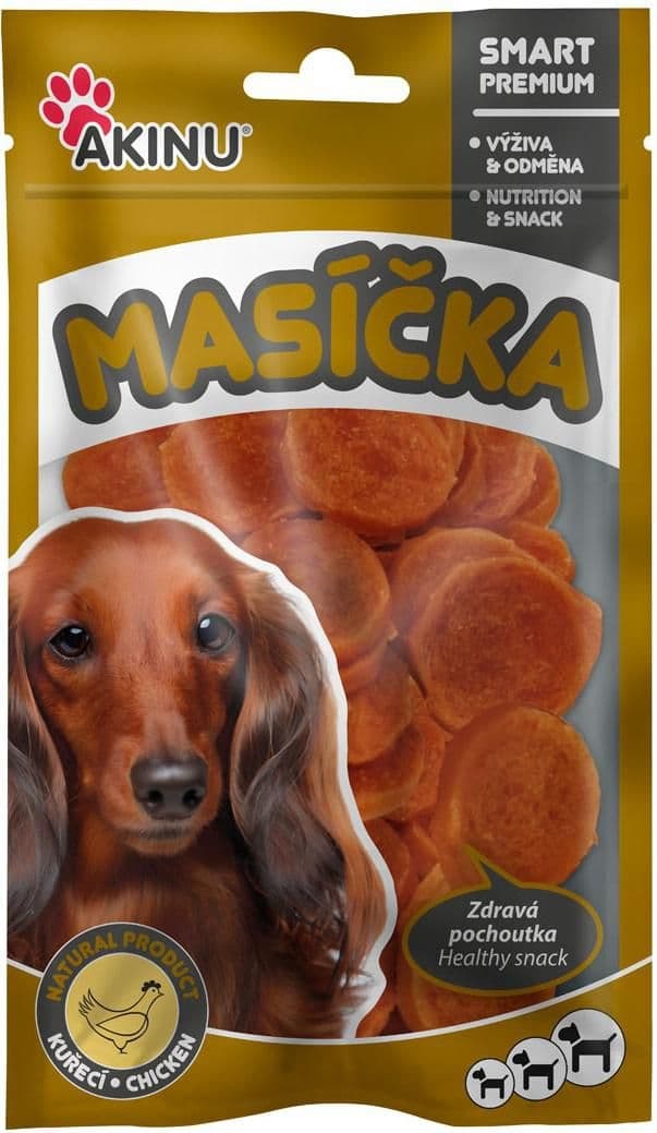 Akinu Kuřecí chipsy pro psy 75 g