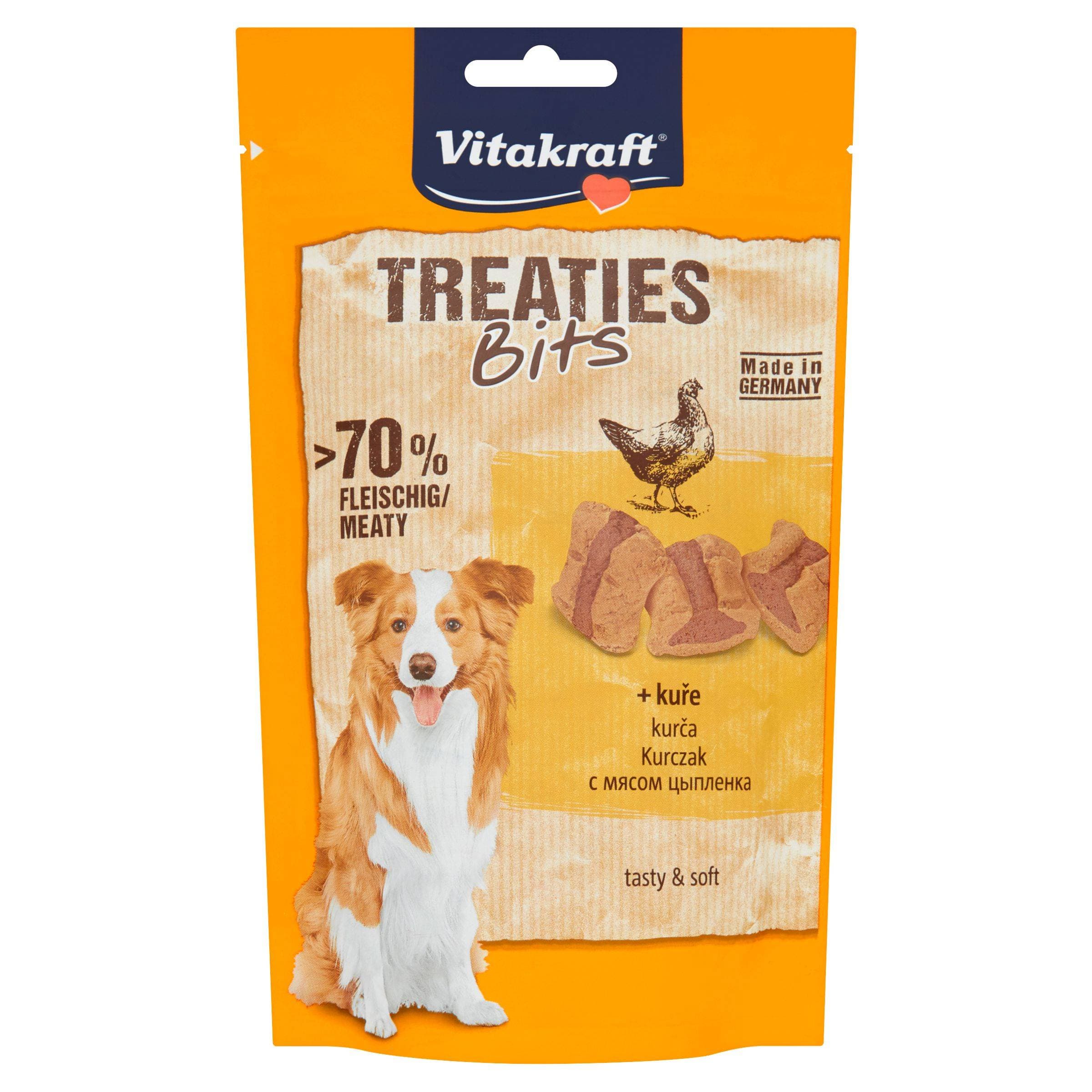 Vitakraft Treaties bits játrové pečené kousky pro psy 120 g