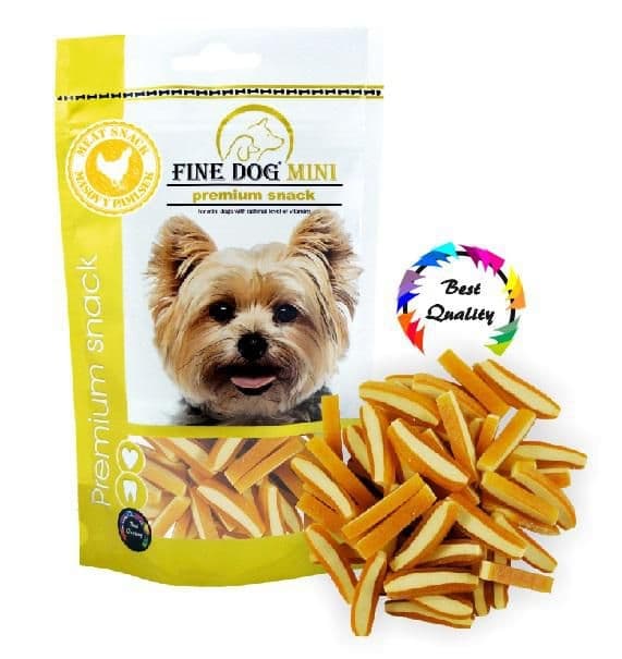 Fine Dog Mini Sandwich Mini strips Kuřecí 80 g
