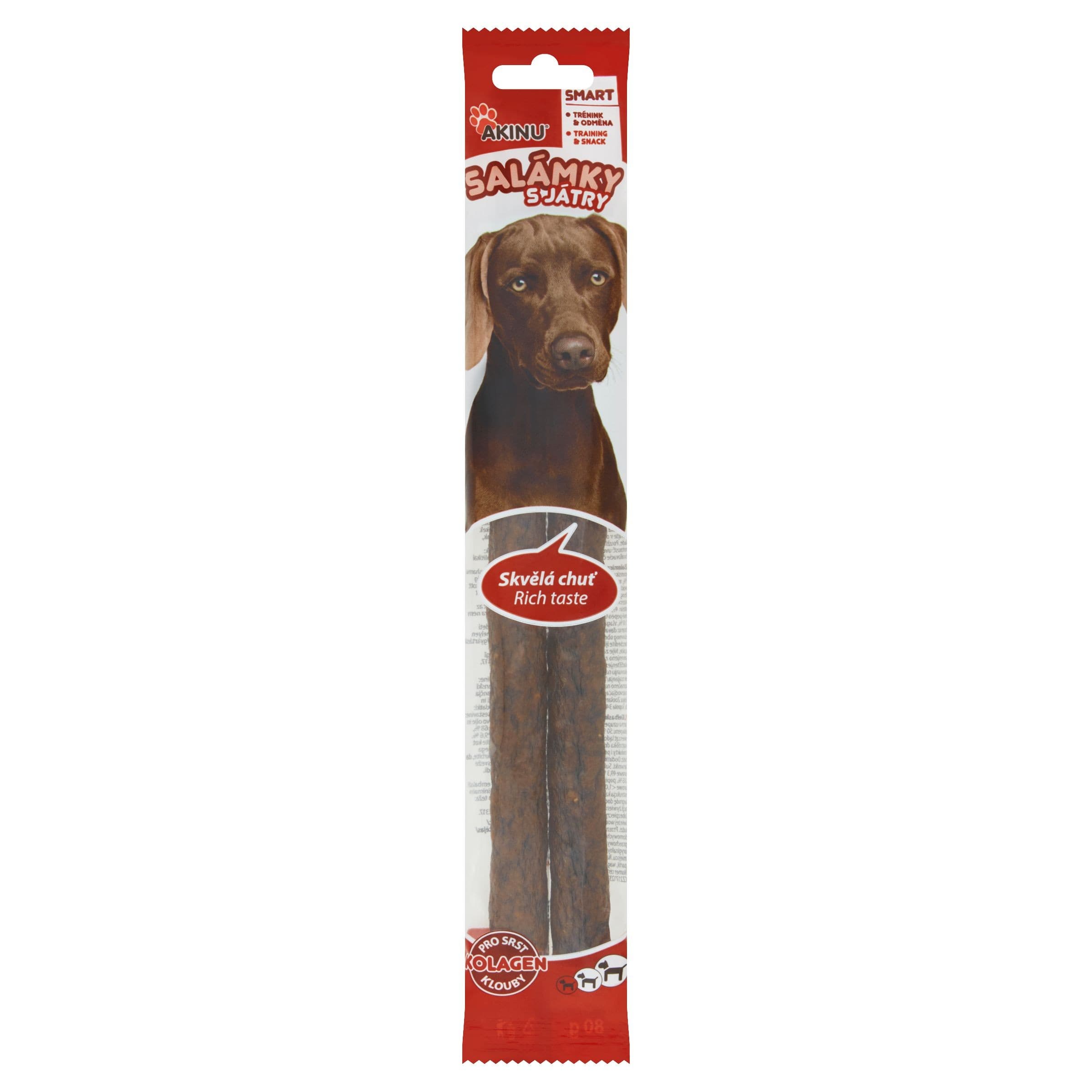 Akinu Salámky s játry 22 cm 2 ks 2 ks