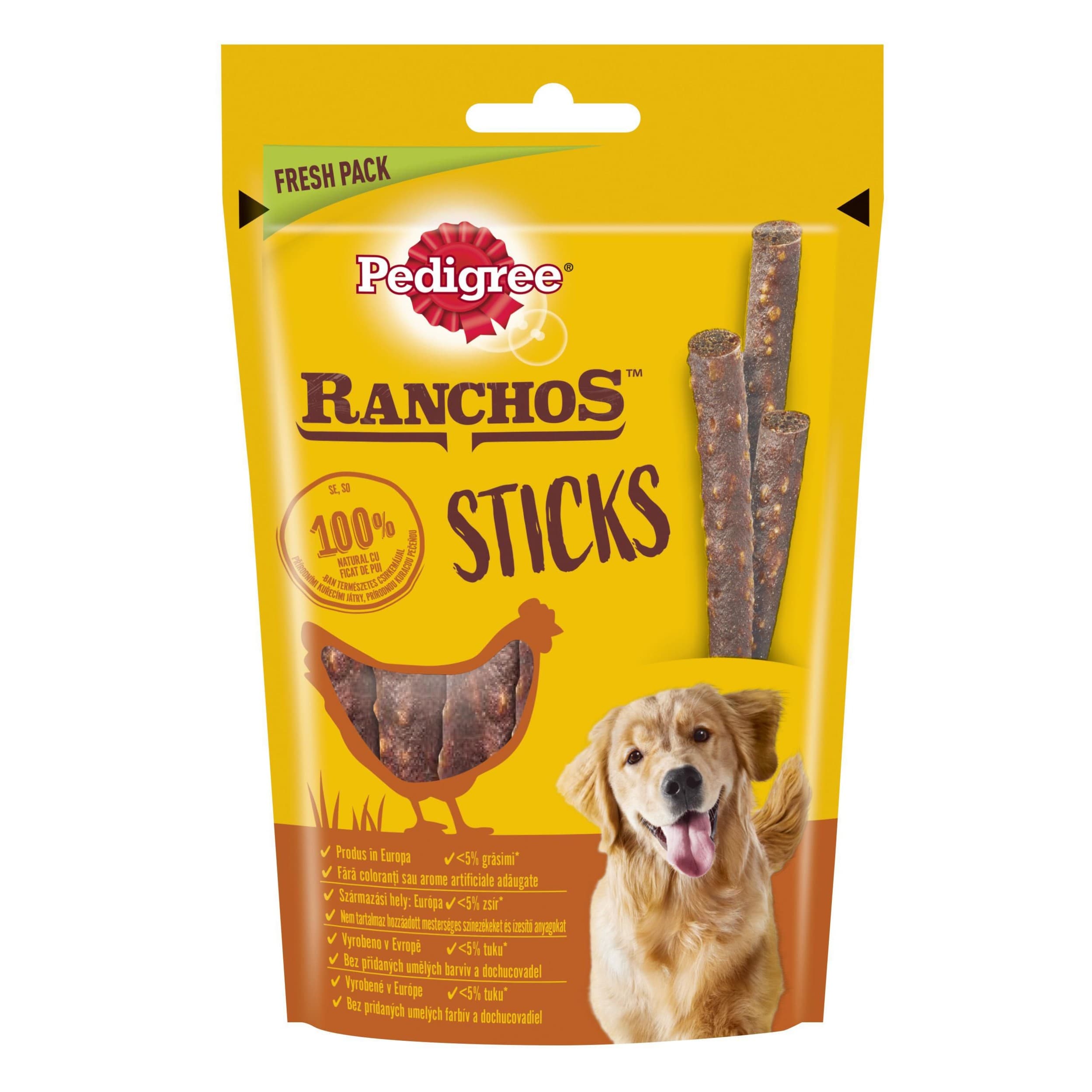 Ranchos Sticks kuřecí tyčinky 60 g