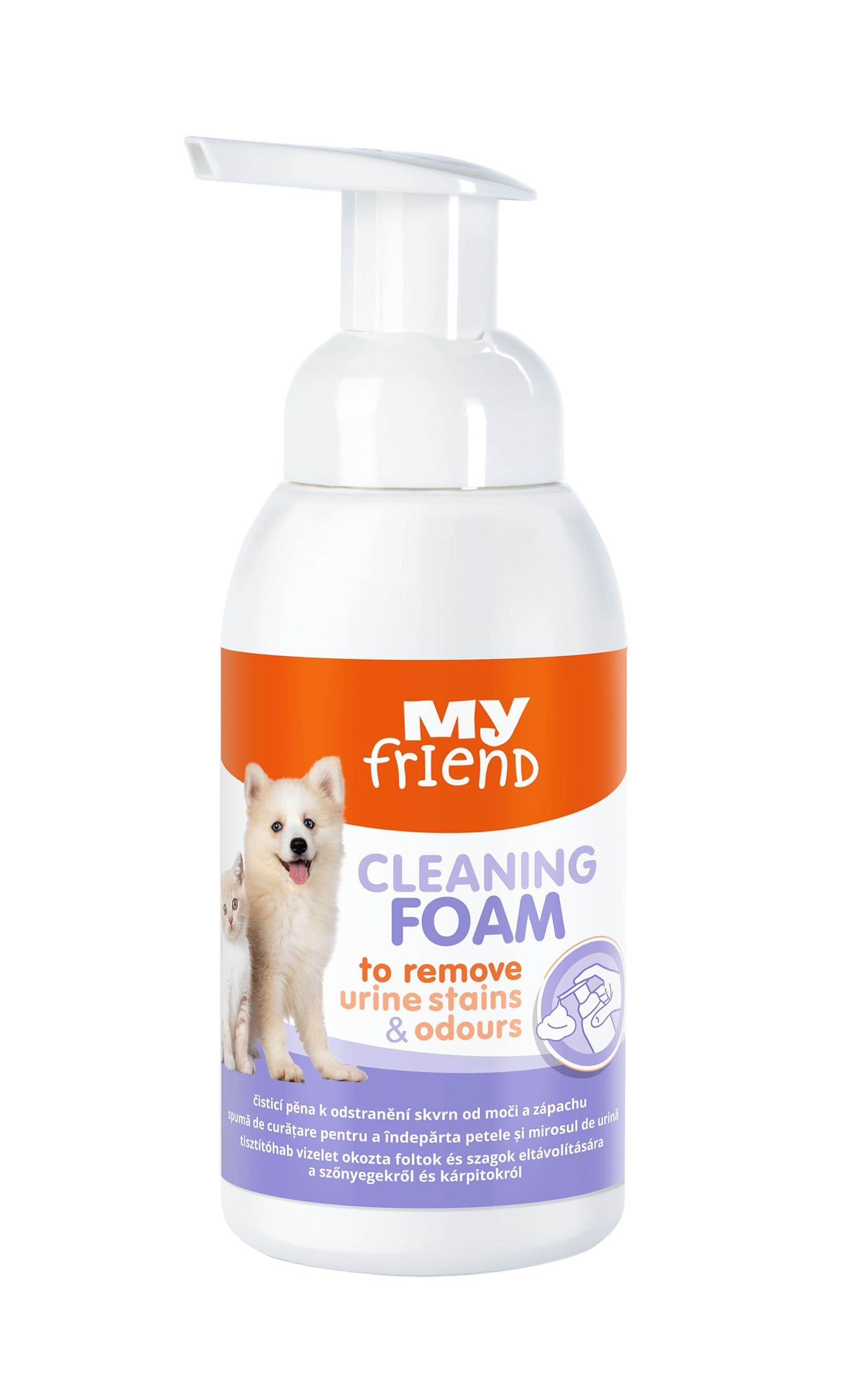 My Friend čistící pěna s vůní na textilní povrchy pro neutralizaci zápachu, 300 ml