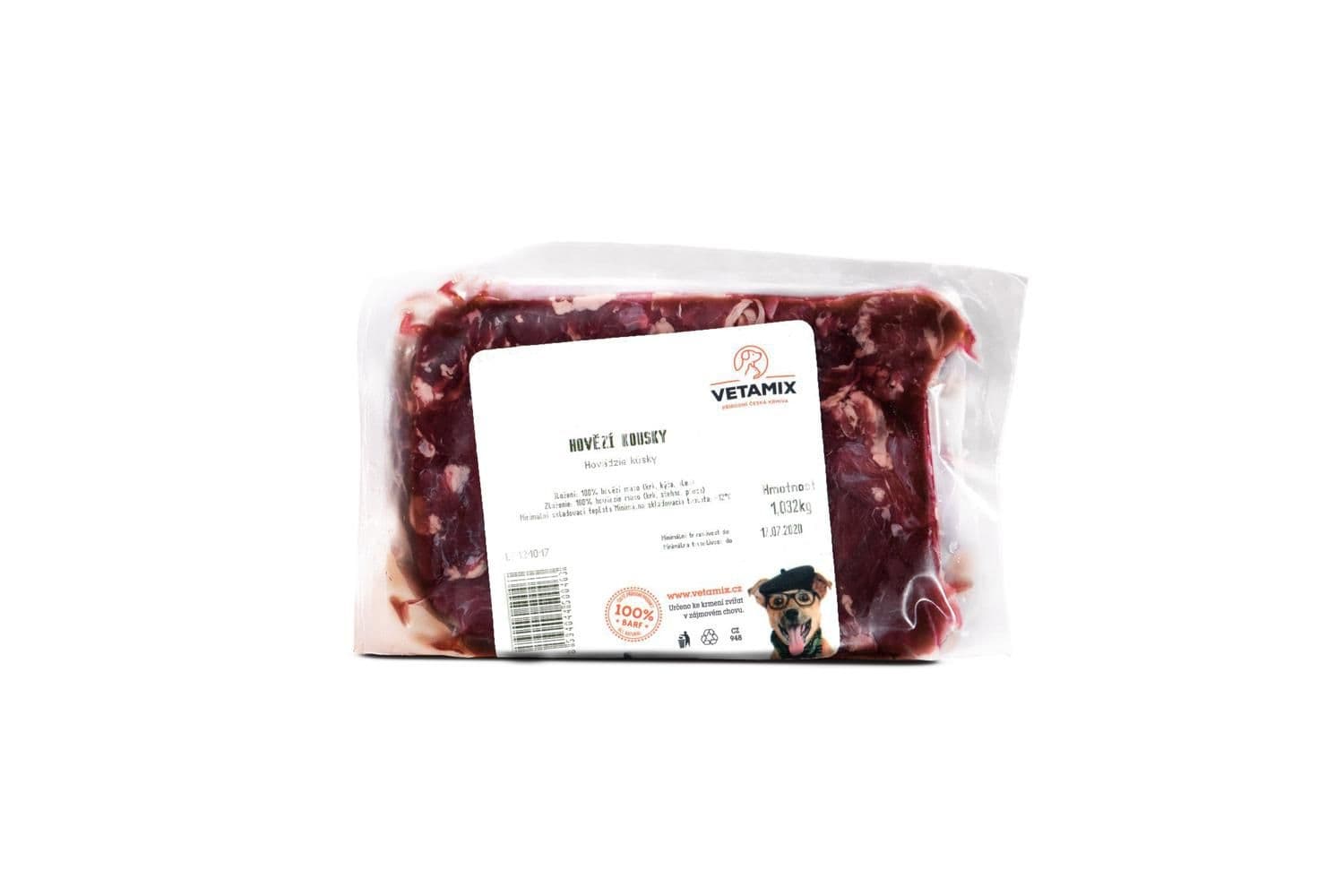 Hovězí kousky 1kg