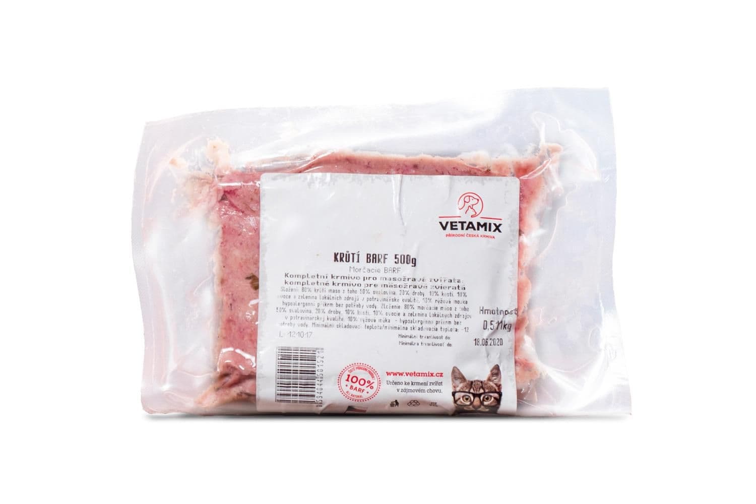 Vetamix Krůtí barf mražený 500 g
