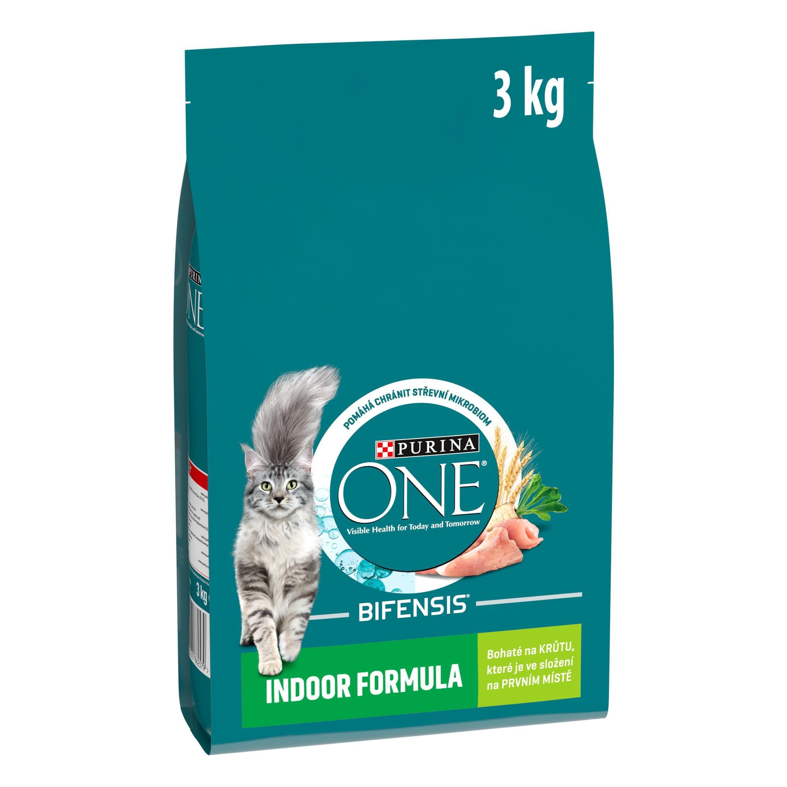 Purina ONE Indoor Bohaté na krůtu a celozrnné obiloviny 3kg