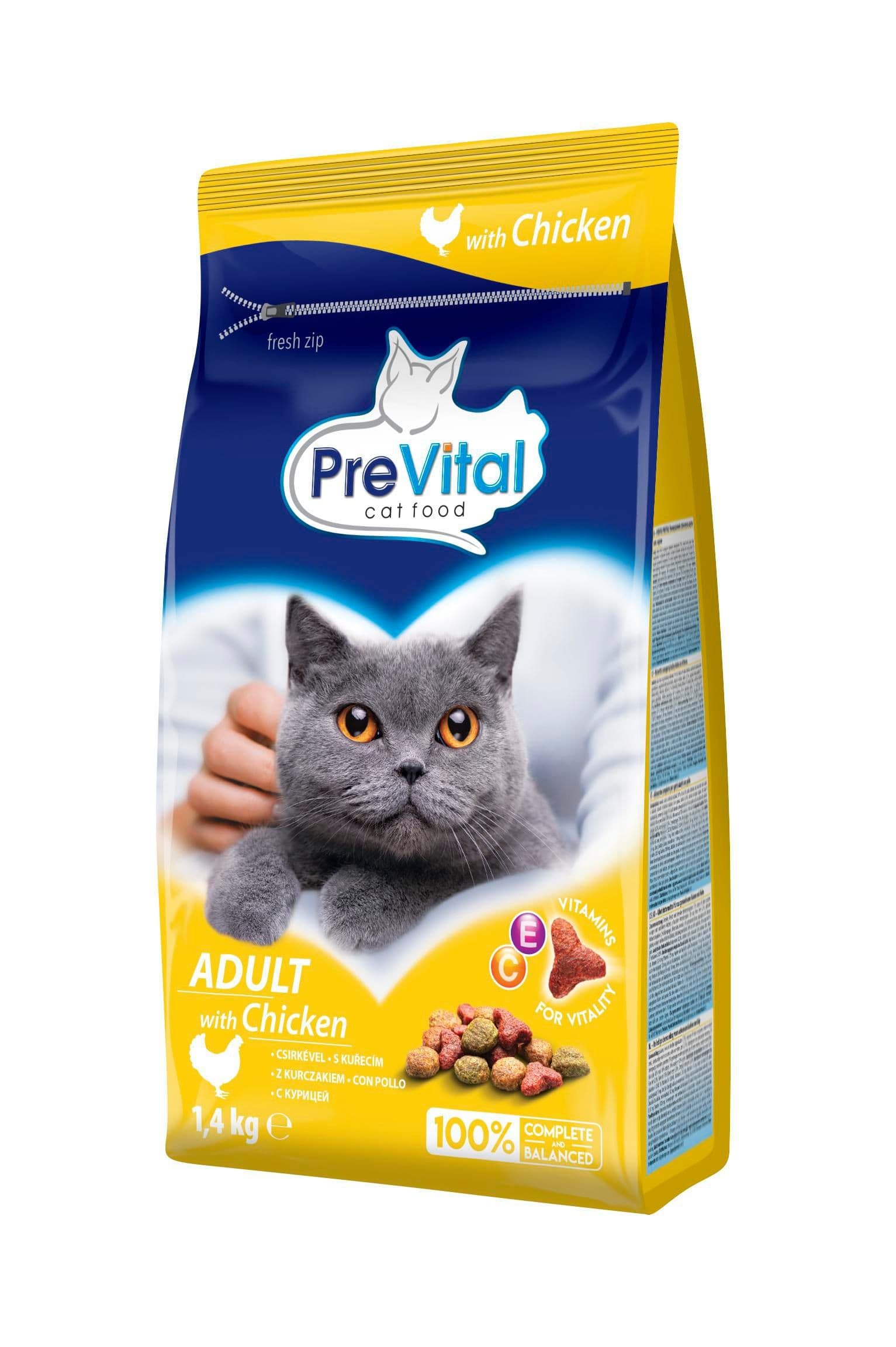 PreVital granule kočka Adult kuře 1,4kg