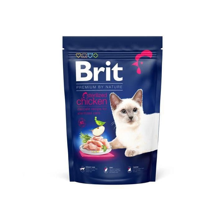 Brit Premium by Nature Cat. Sterilized Chicken, 1,5 kg