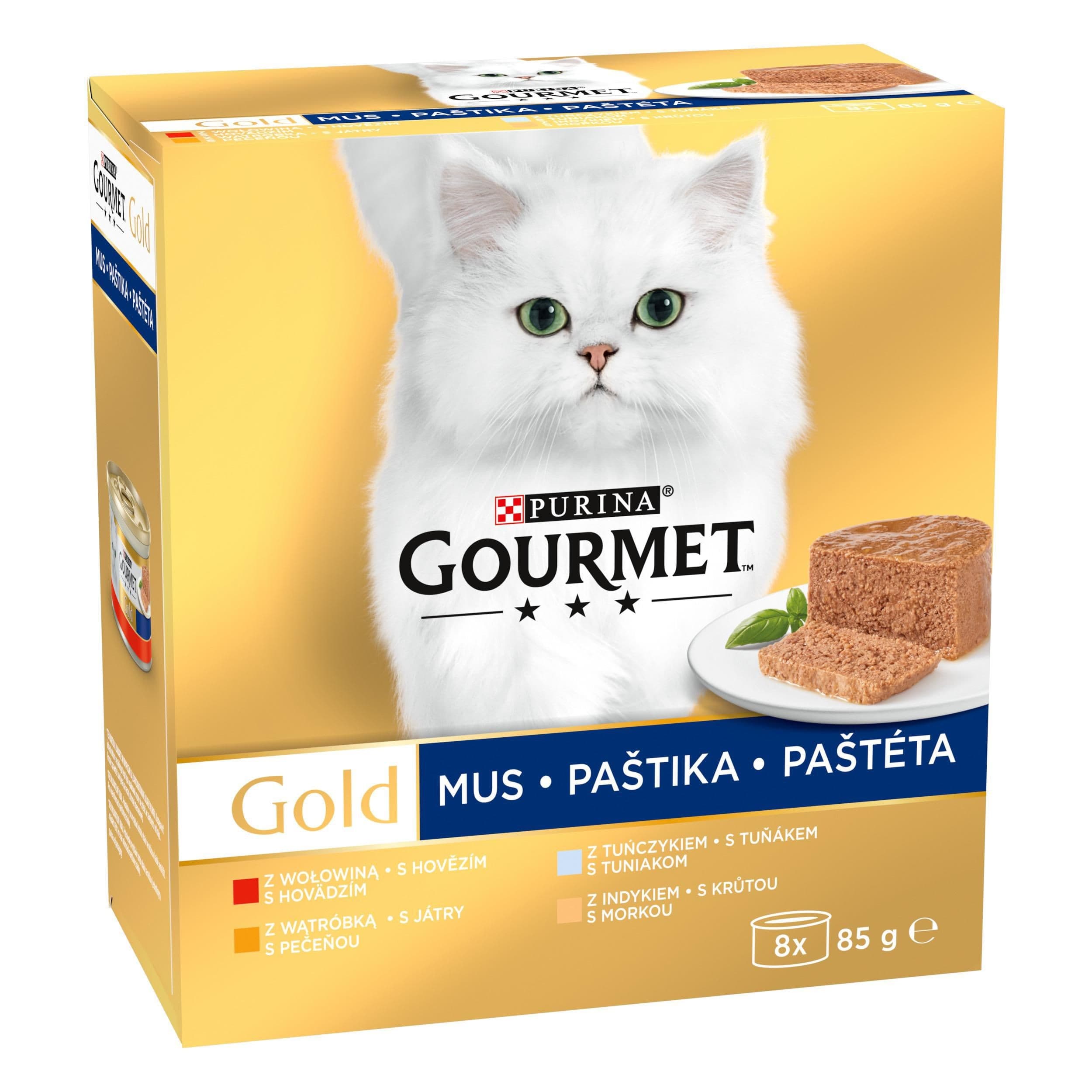 Gorment Gold multipack Pate 8x85 g