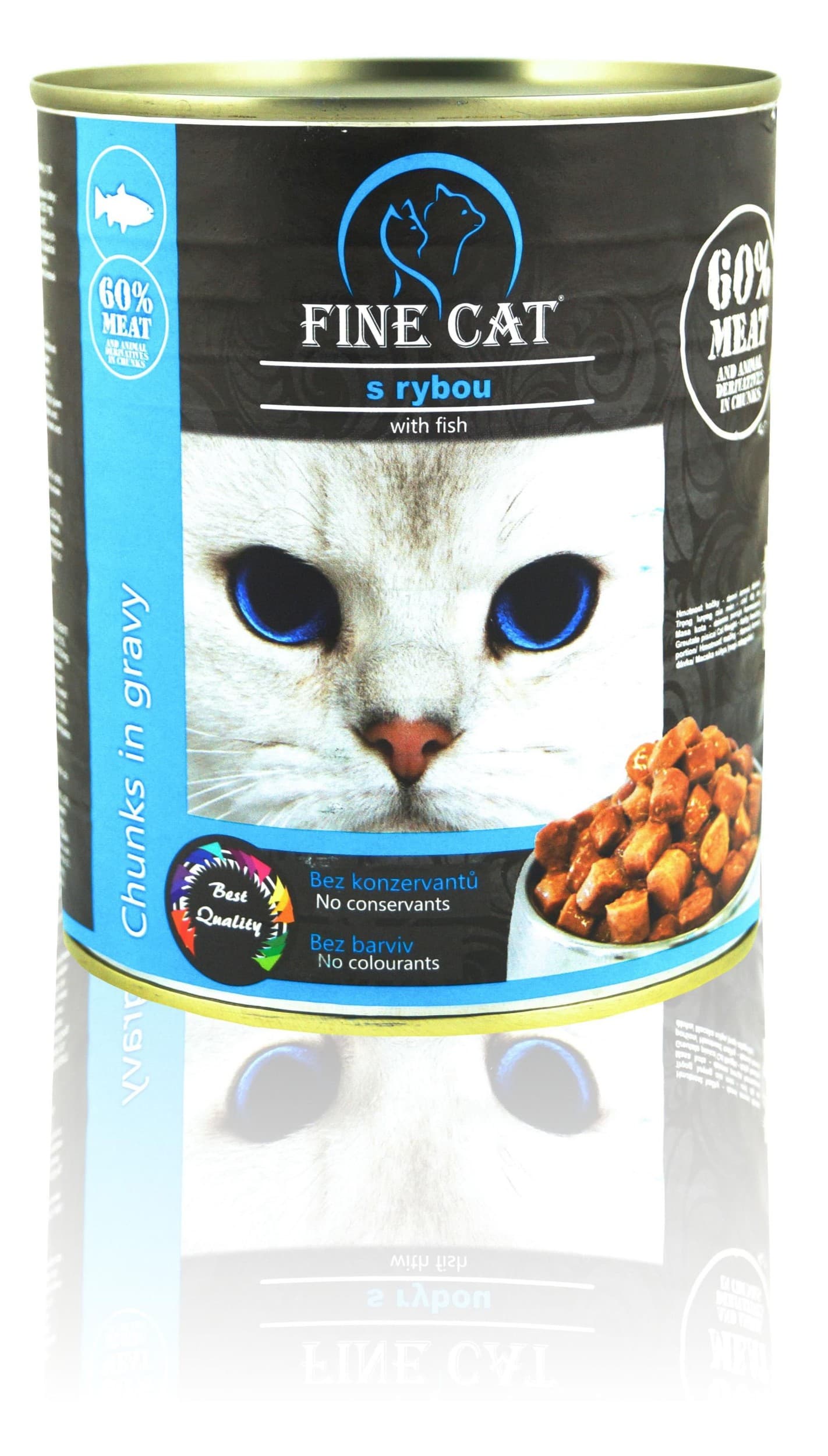 Fine Cat konzerva pro kočky s Rybou 830g