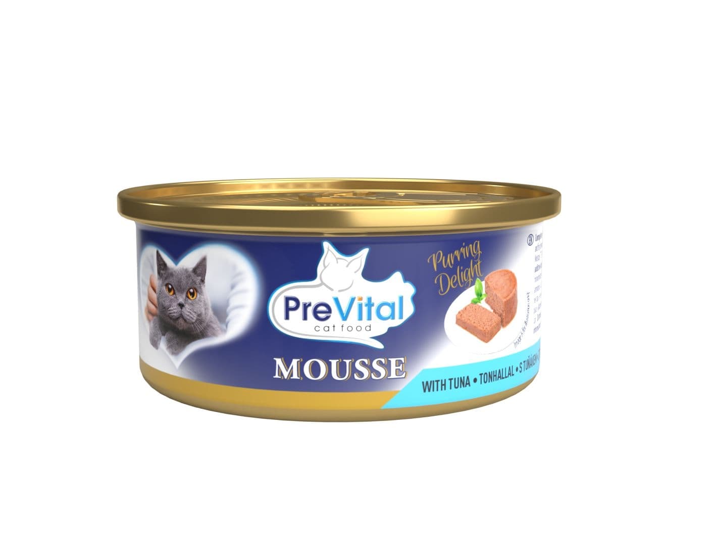 Prevital konzerva pro kočku s tuňáken 85g