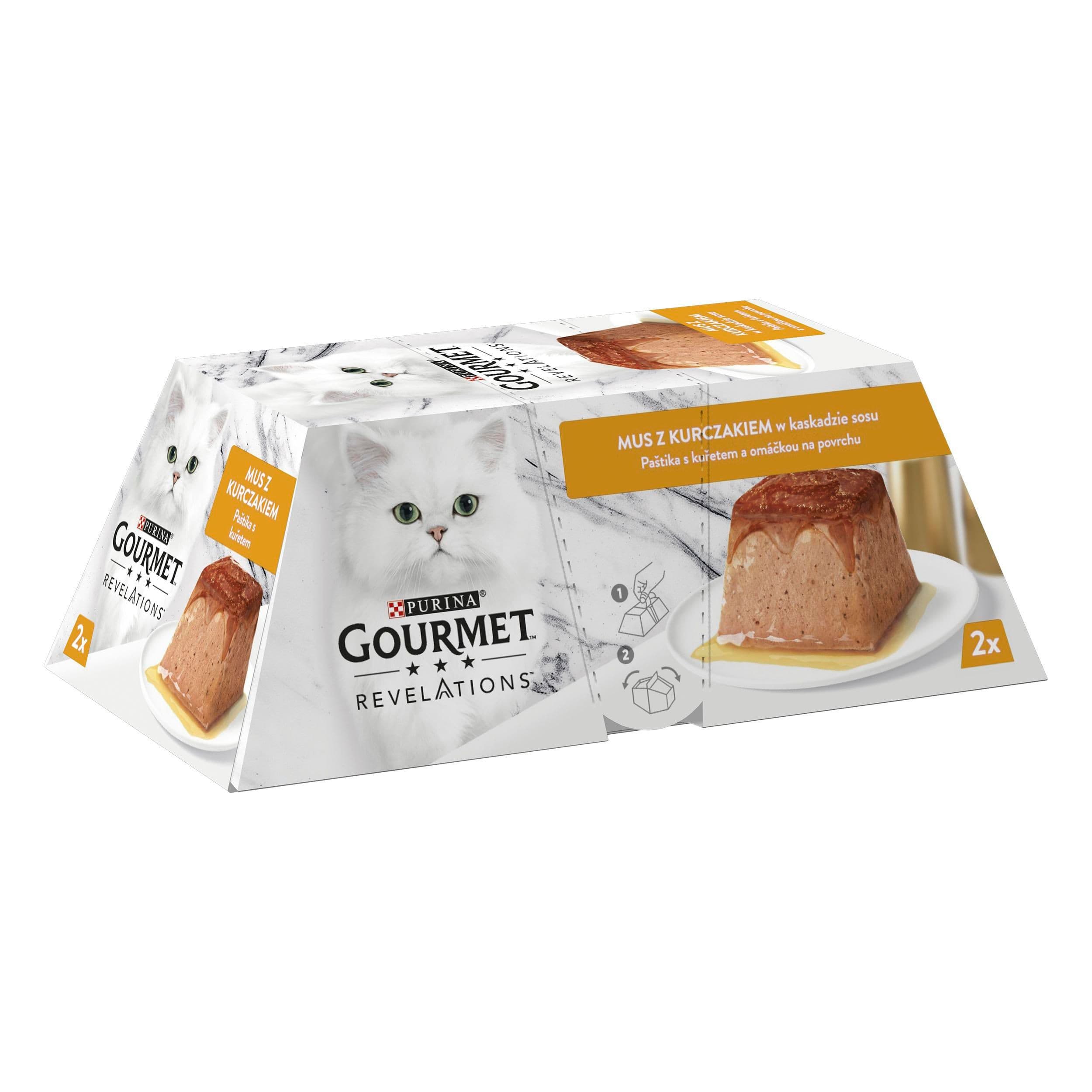 Purina Gourmet Revelations delikátní Paštika s kuřecím 2 x 57g