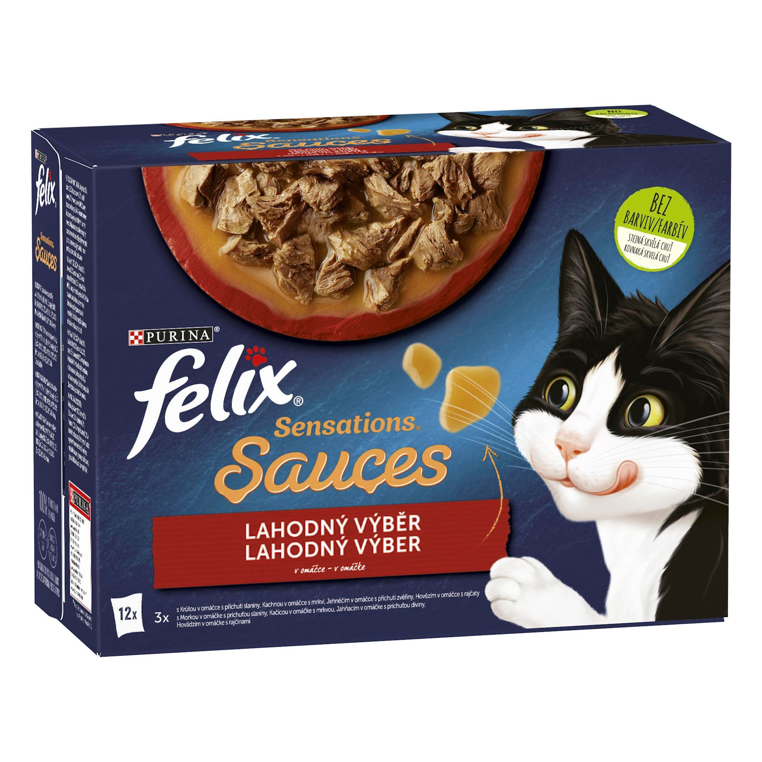 FELIX Sensations Sauces Multipack lahodný výběr v omáčce 12x85g